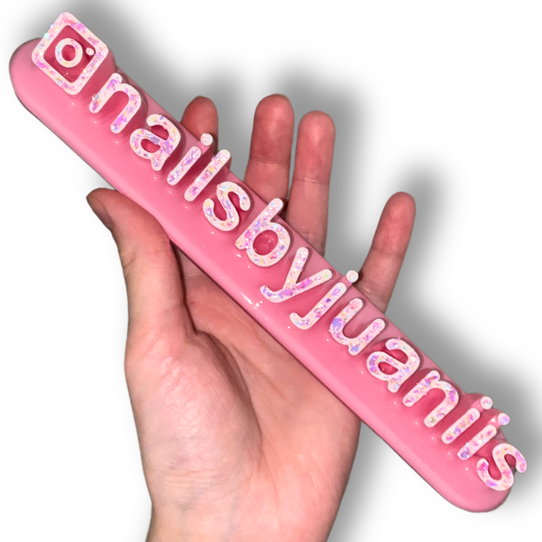Pink nameplate #26