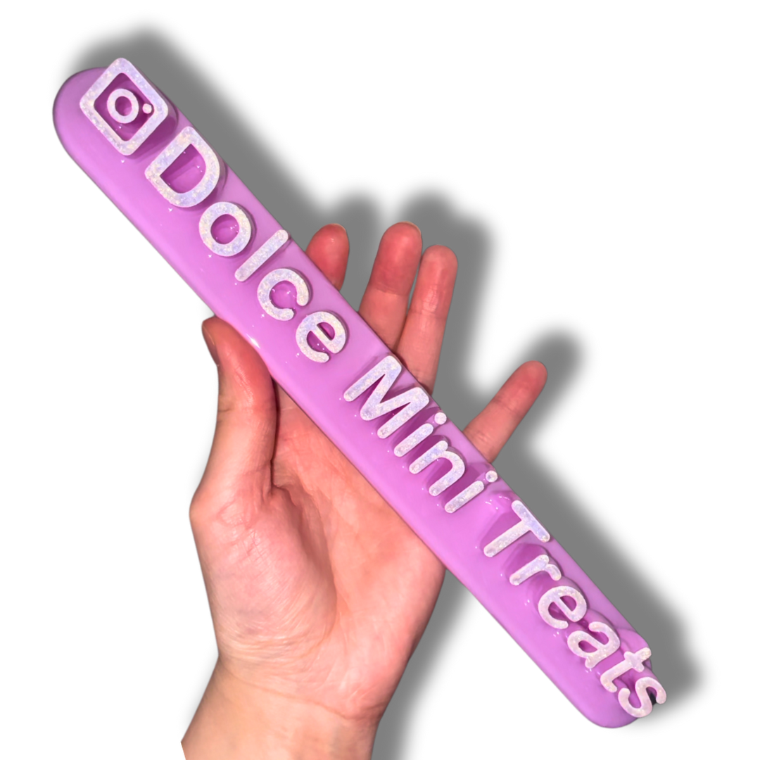 Lavender nameplate #14