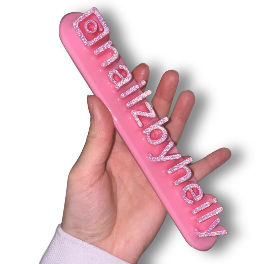 Pink nameplate #11