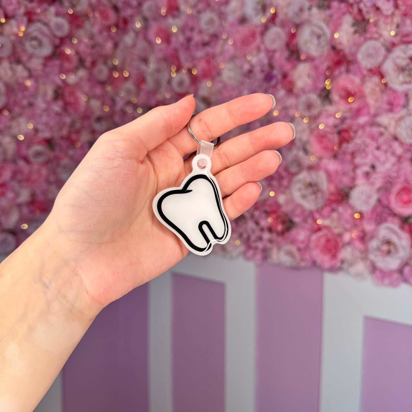 NFC TEETH keychain Free US Delivery