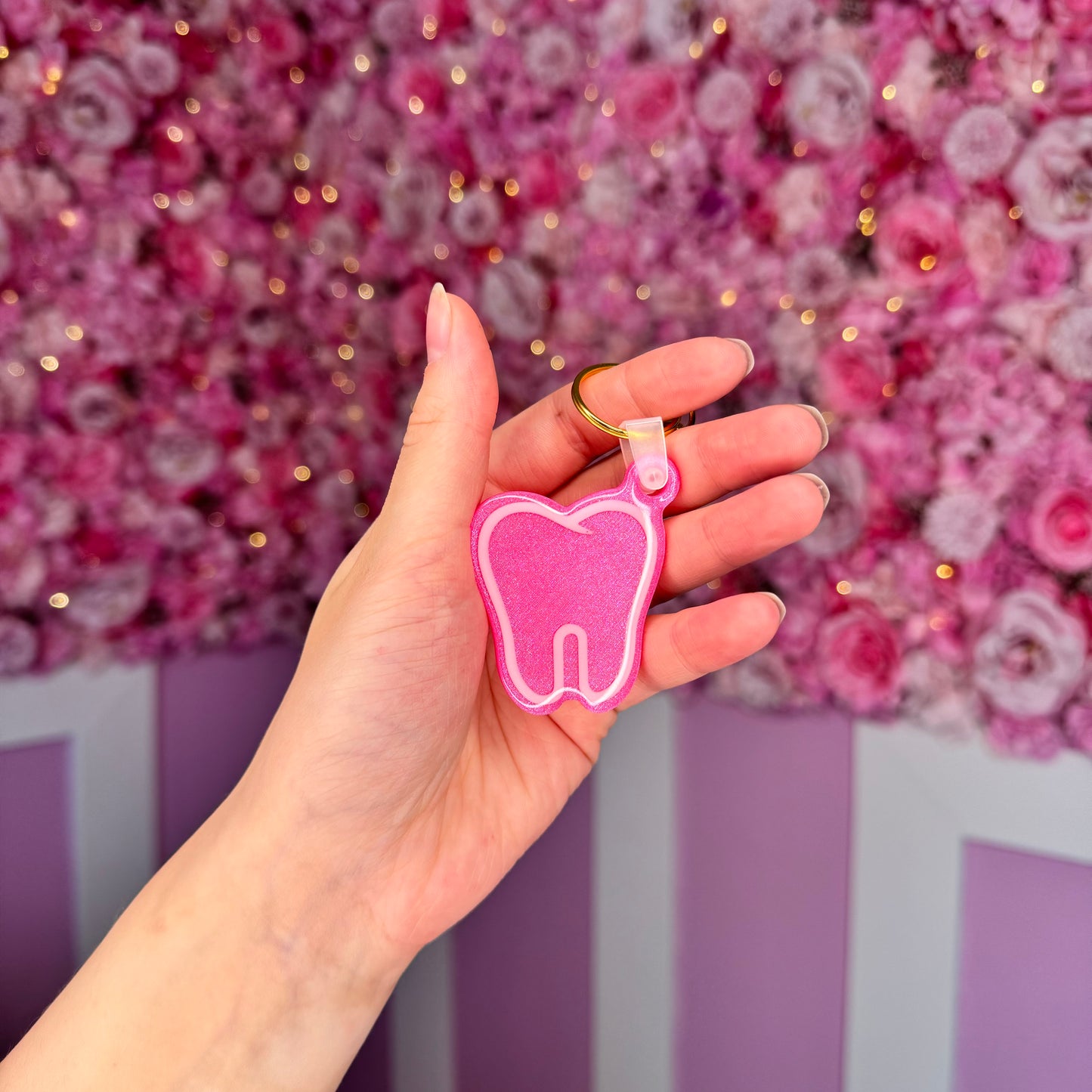 NFC TEETH keychain Free US Delivery