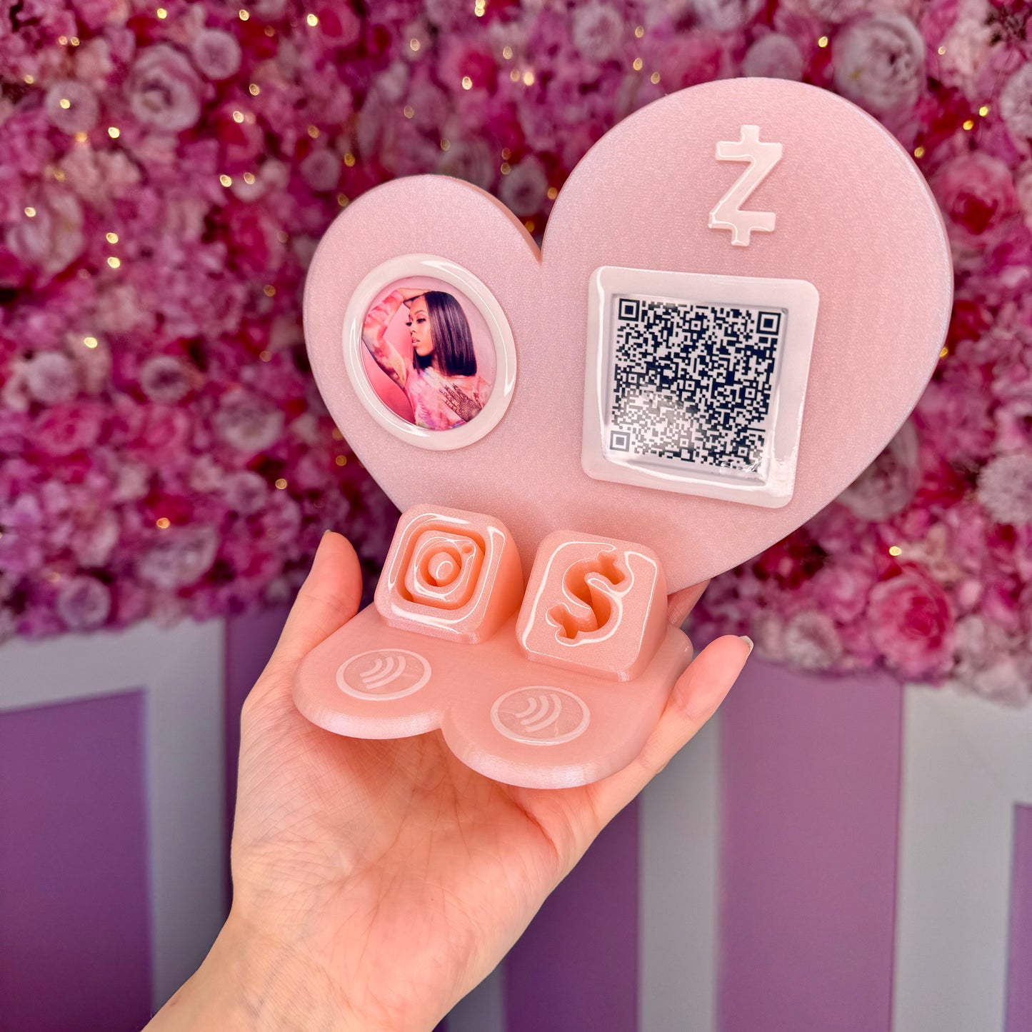2 Payment Stand, logo AND INSTAGRAM FREE US DELIVERY