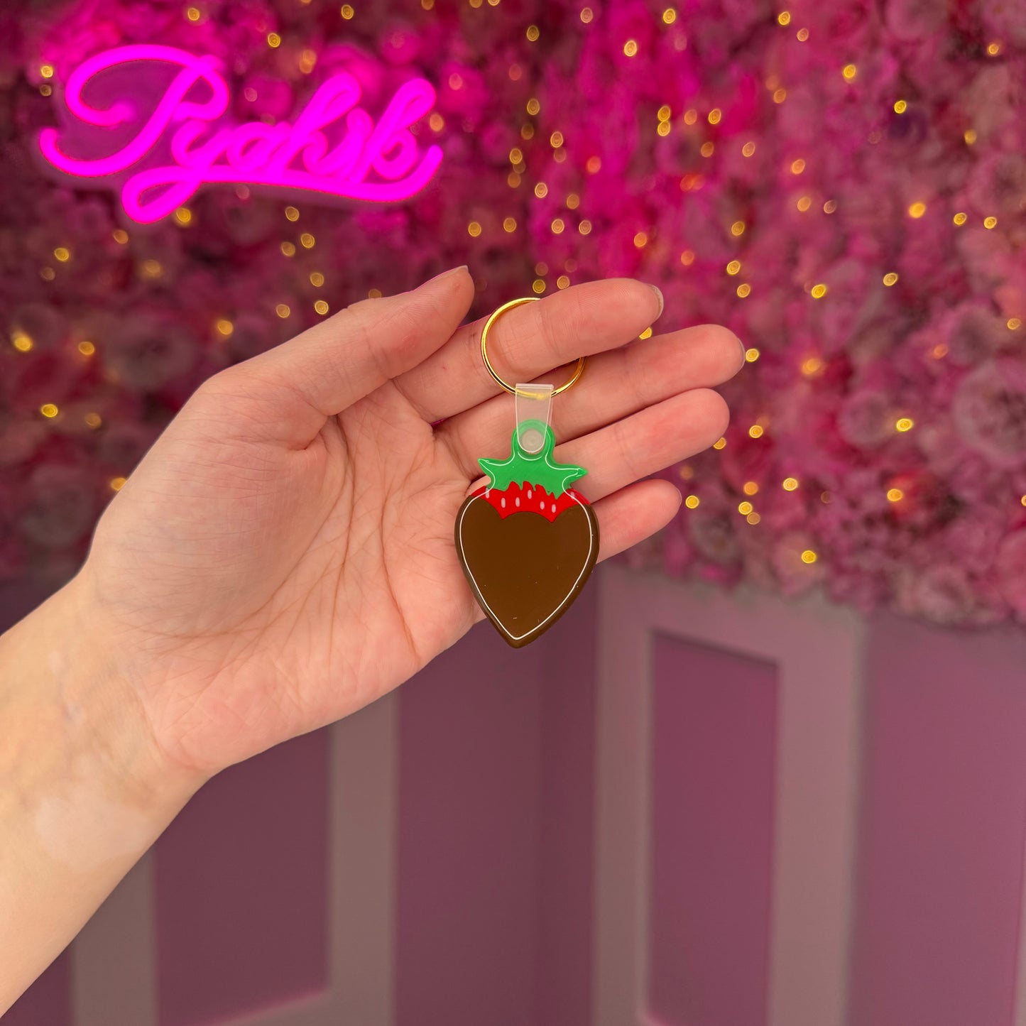 NFC Strawberry KeyChain Free US Delivery