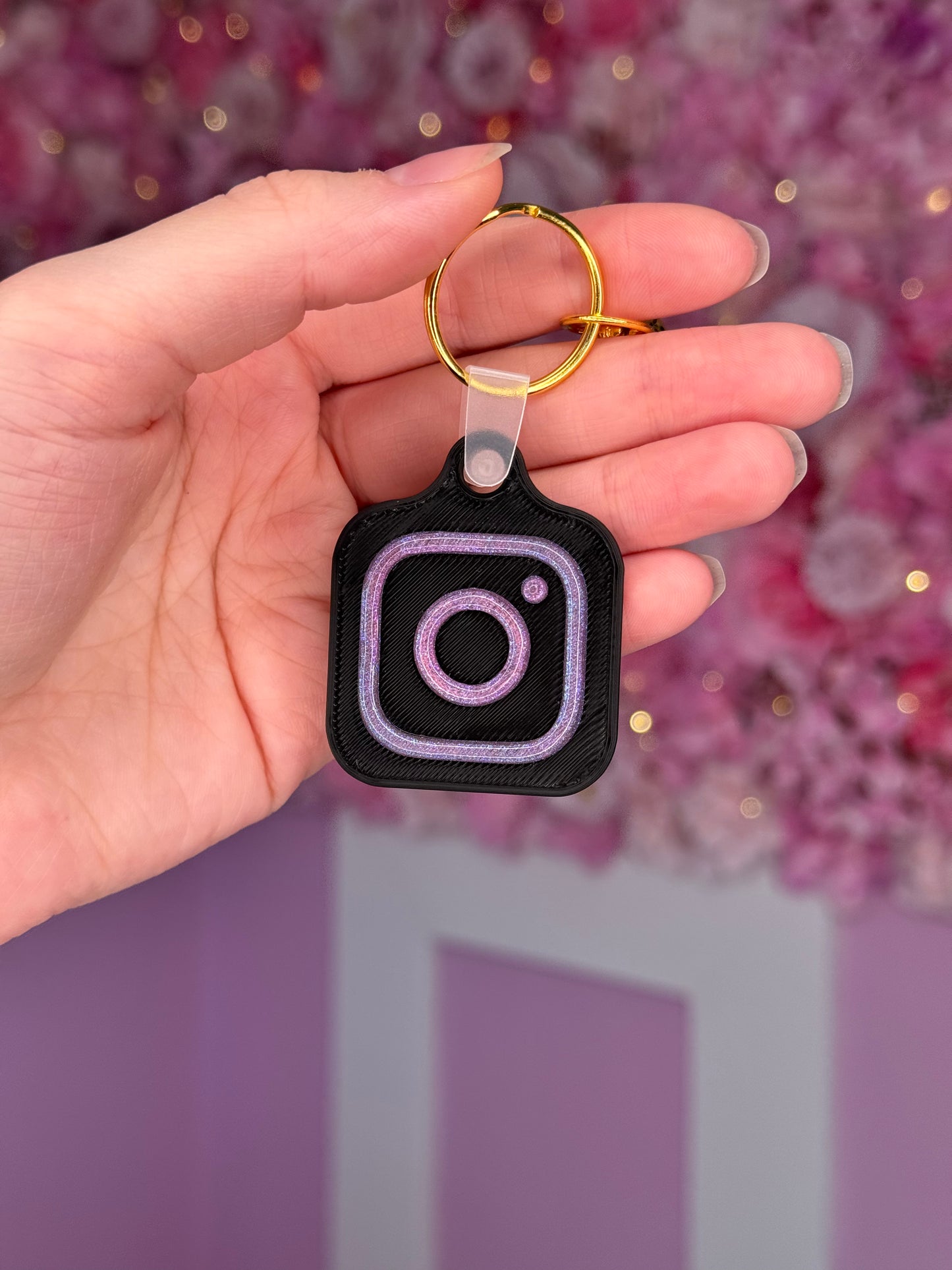 NFC Instagram keychain Free US Delivery