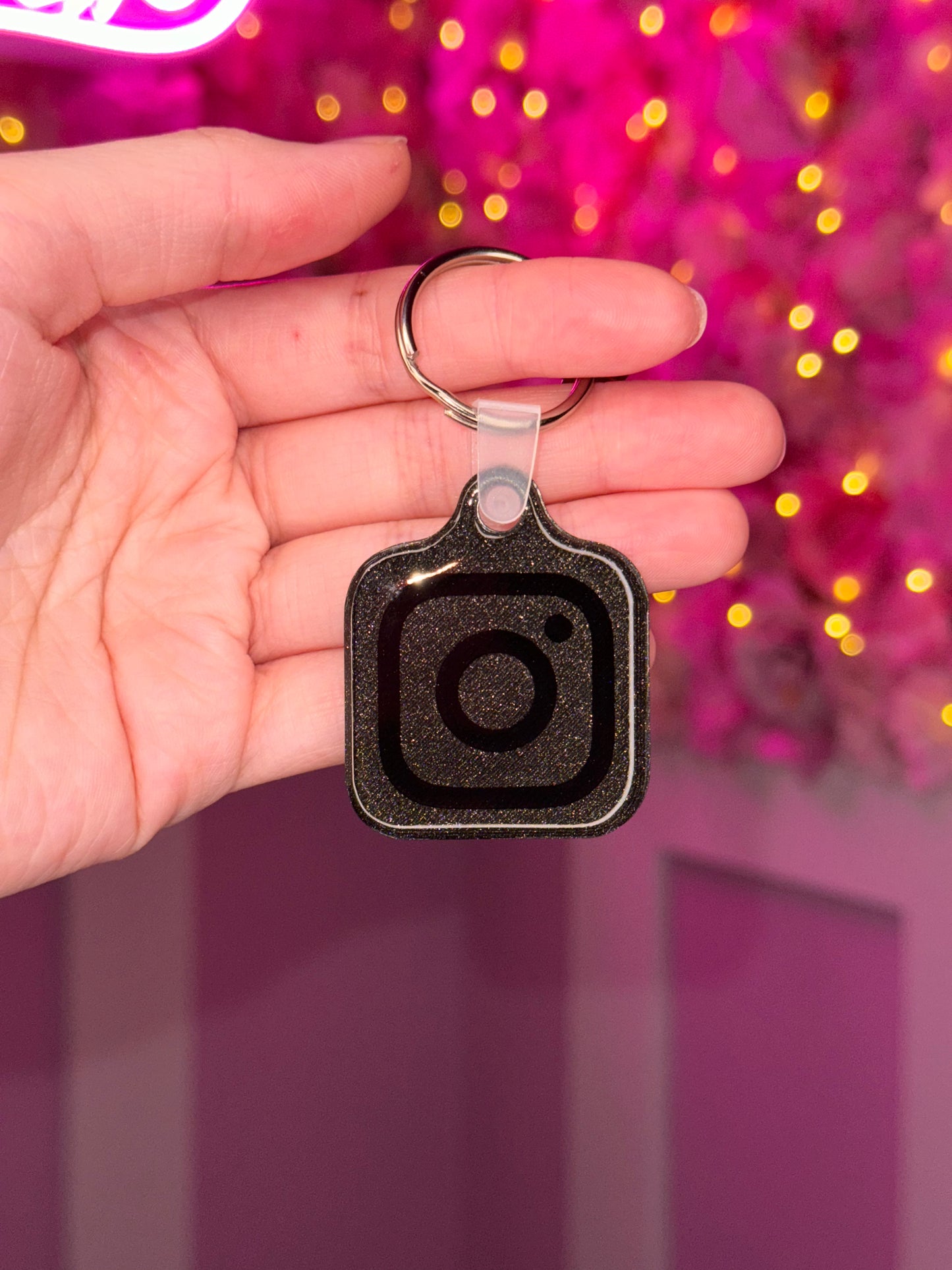 NFC Instagram keychain Free US Delivery