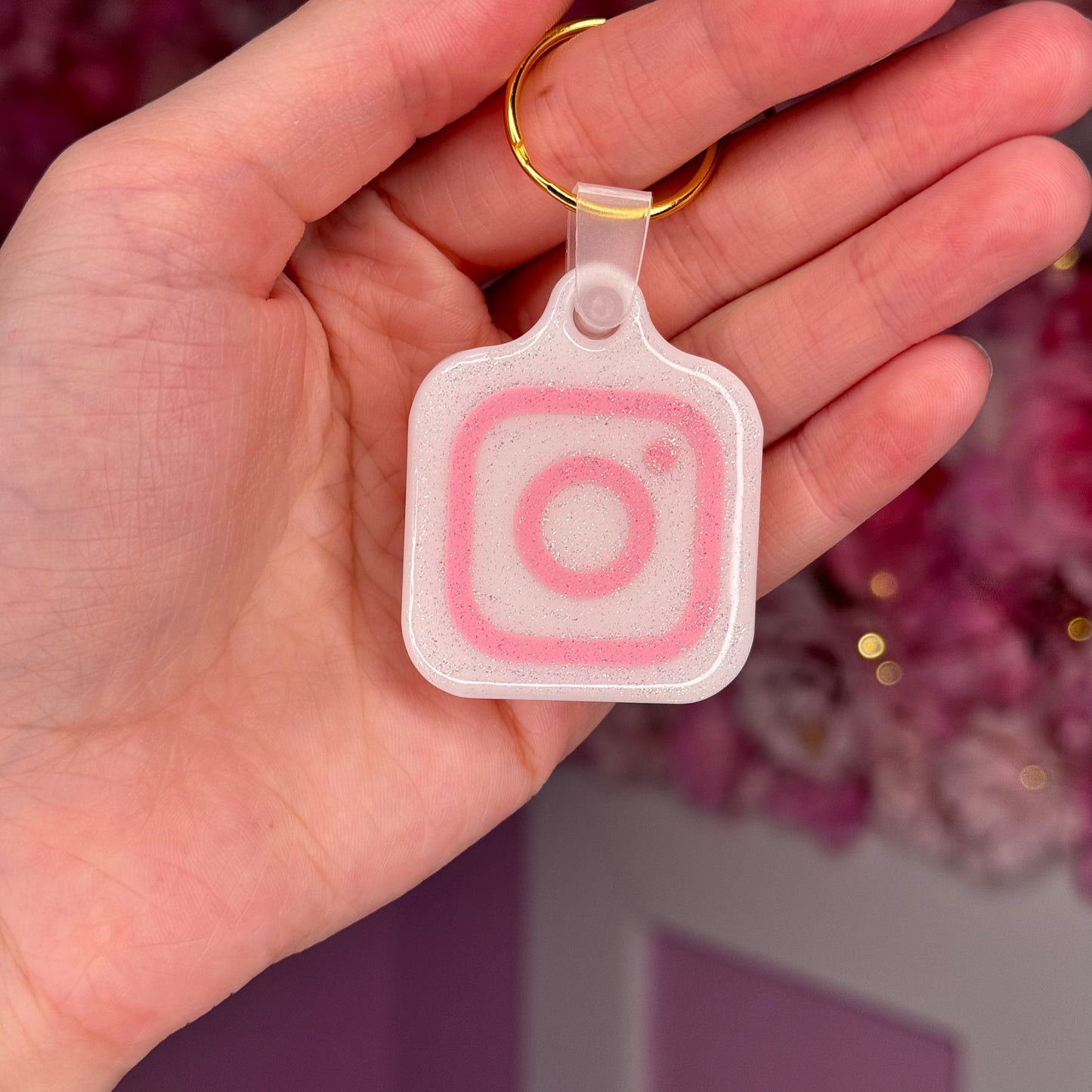 NFC Instagram keychain Free US Delivery