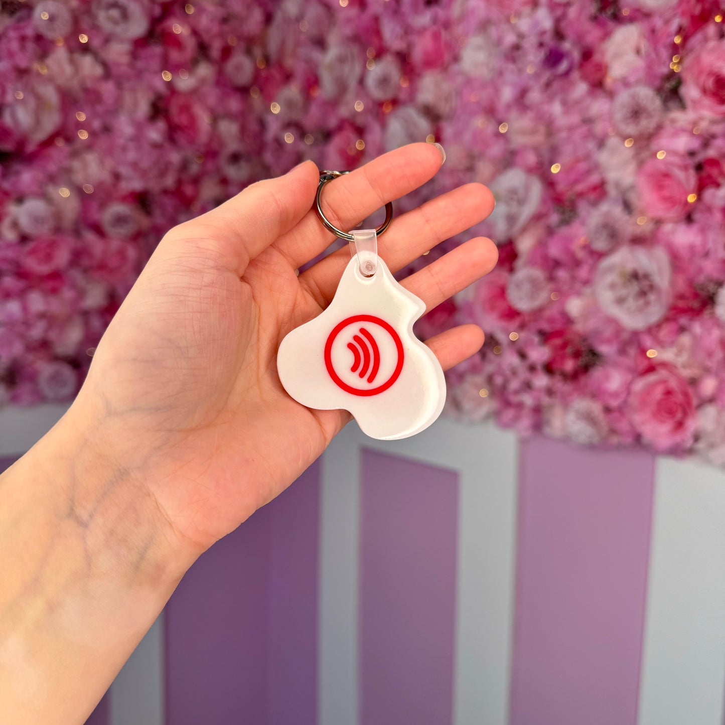 NFC Cherry keychain Free US Delivery