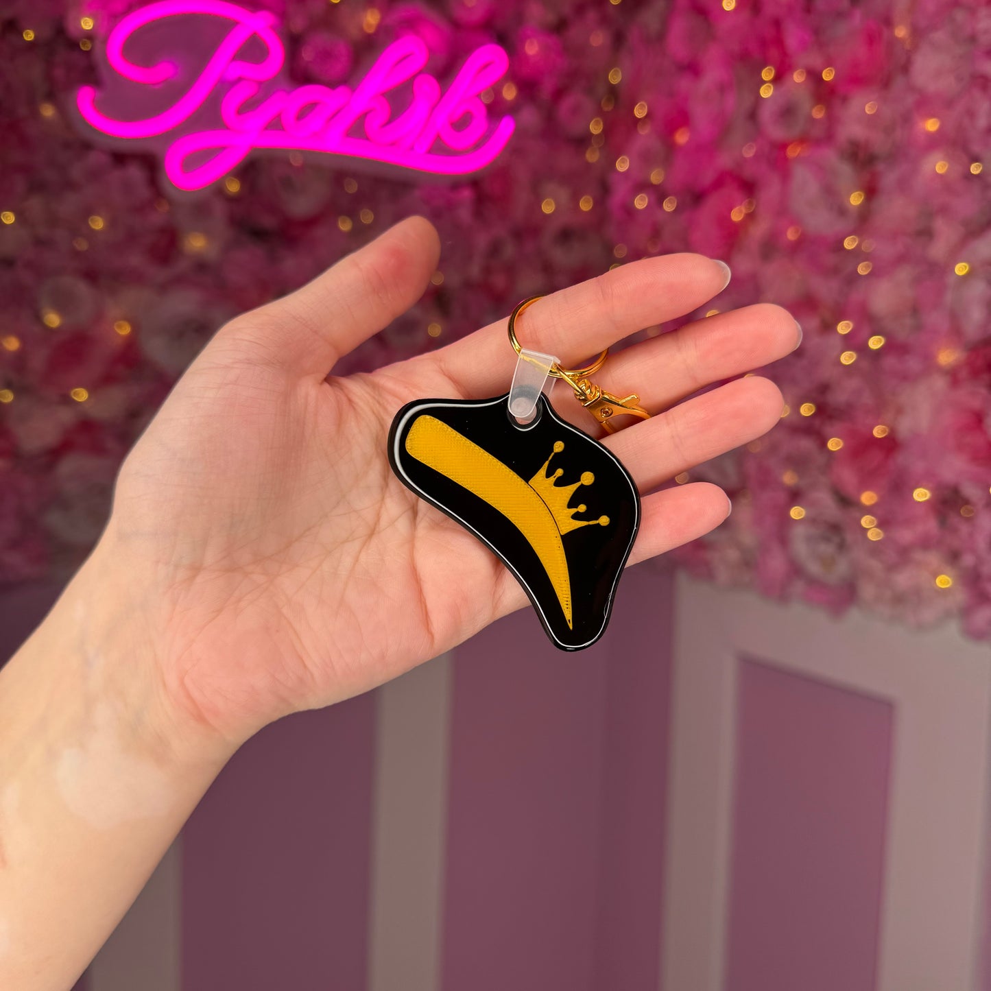 NFC Brow with crown keychain Free US Delivery