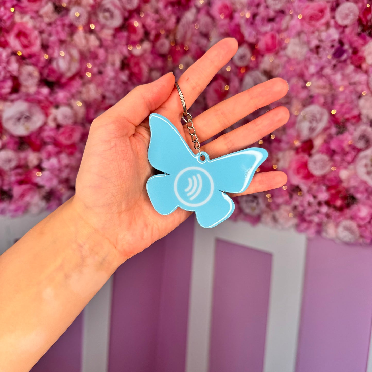 NFC Butterfly KeyChain Free US Delivery