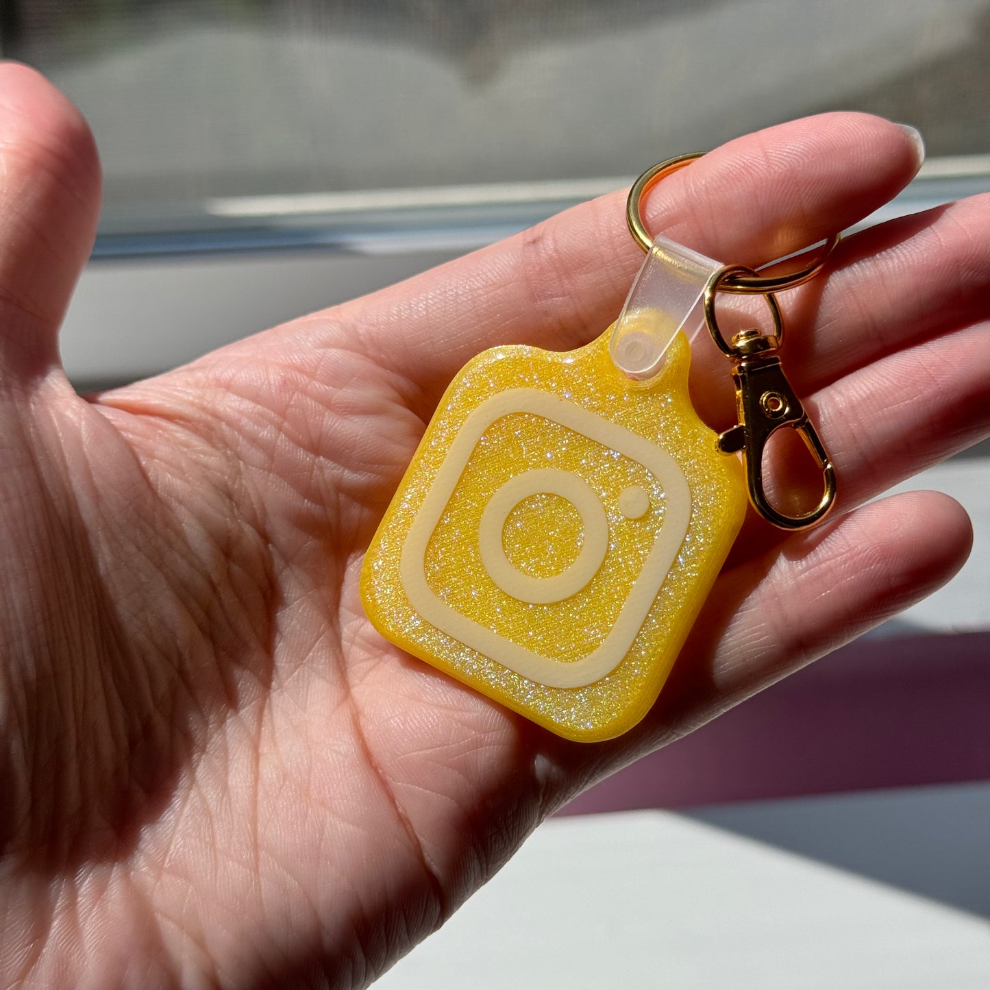 NFC Instagram keychain Free US Delivery
