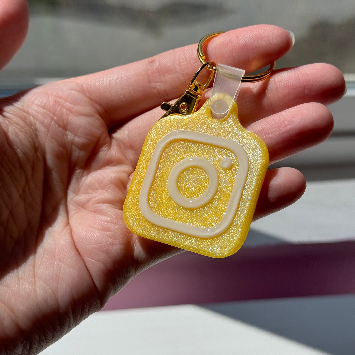 NFC Instagram keychain Free US Delivery