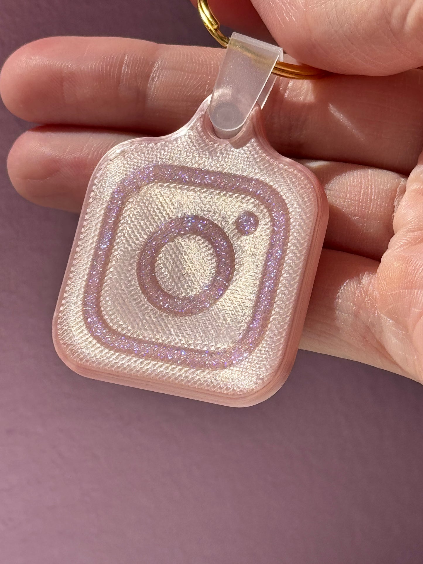 NFC Instagram keychain Free US Delivery