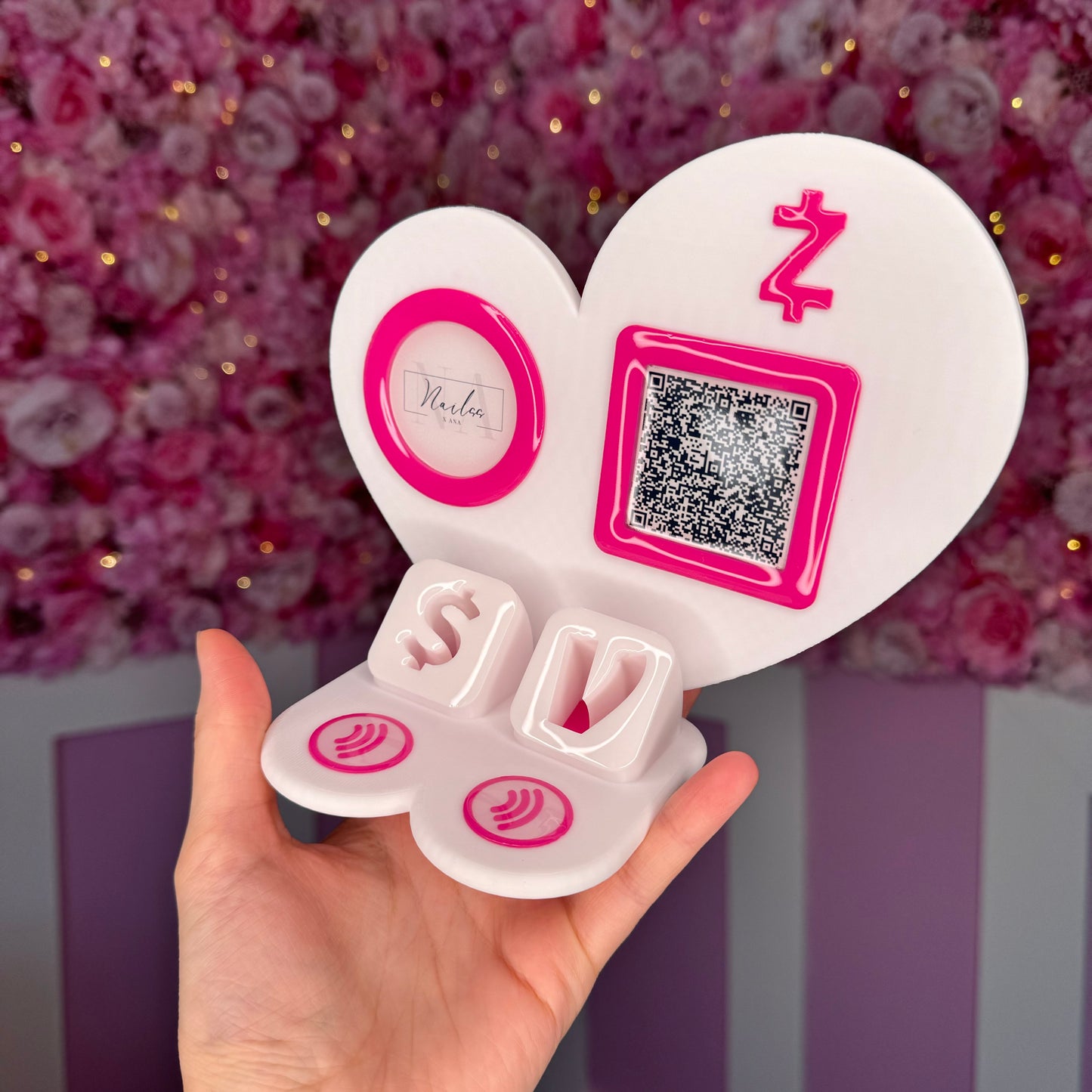 3 Payment Stand and logo FREE US DELIVERY