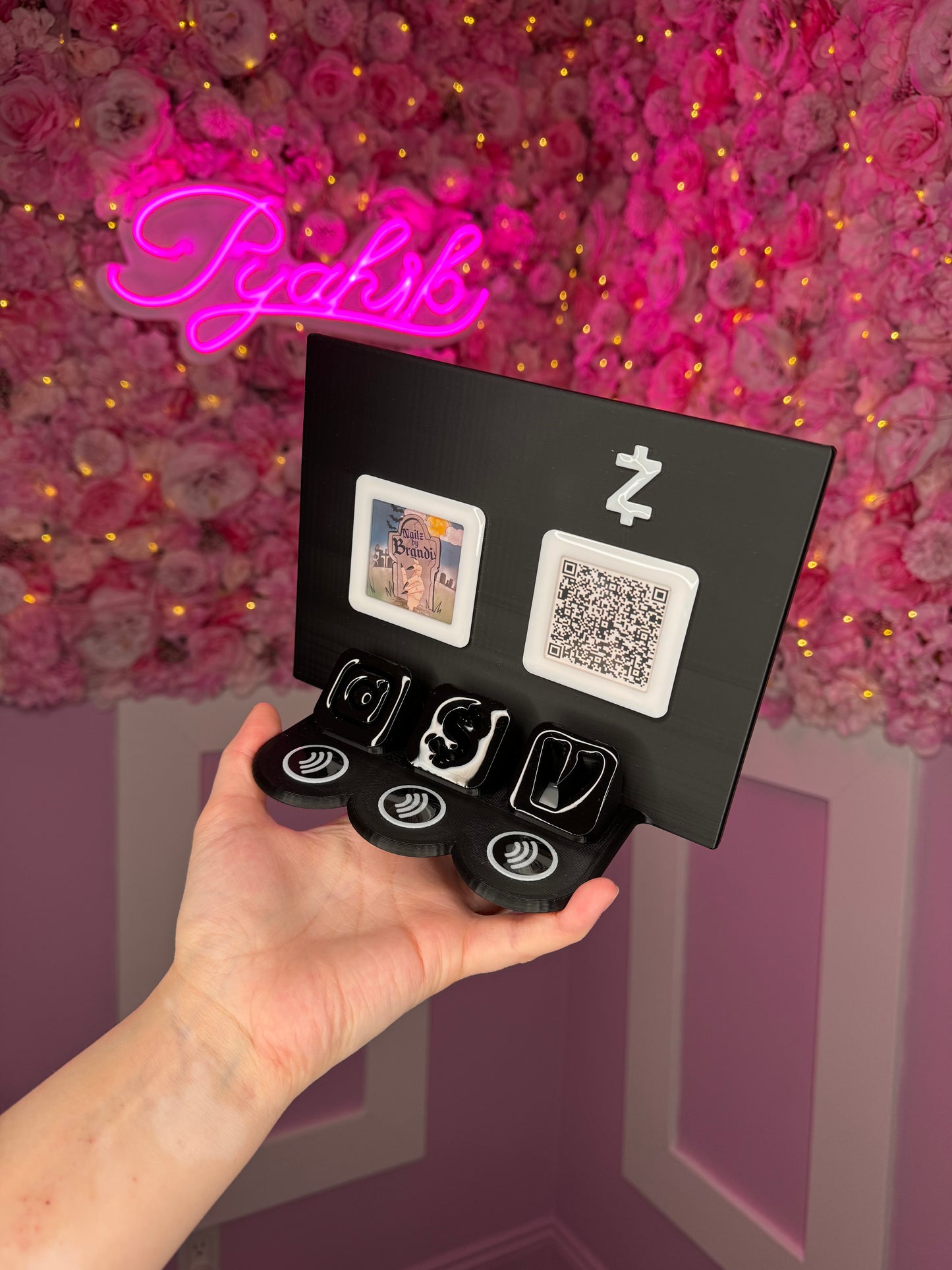 3 Payment Stand with Instagram and logo FREE US DELIVERY