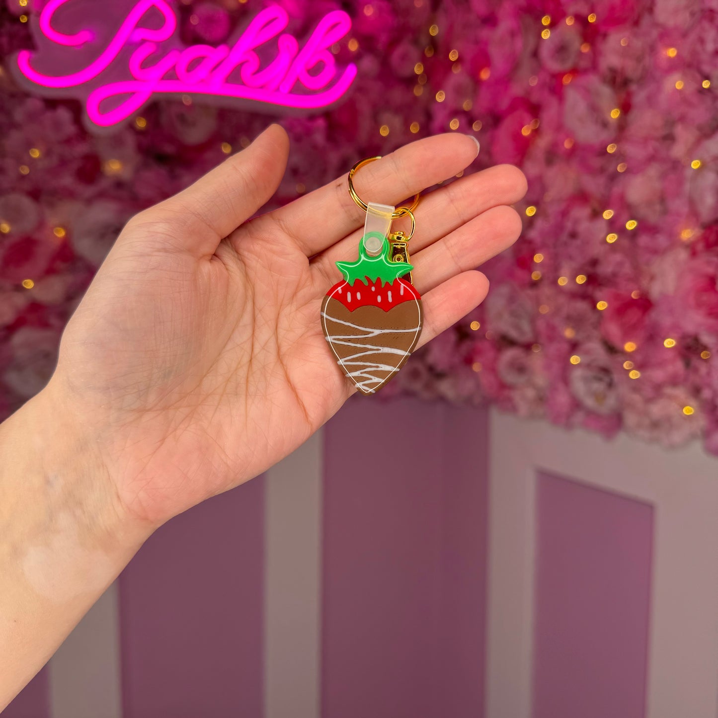 NFC Strawberry KeyChain Free US Delivery