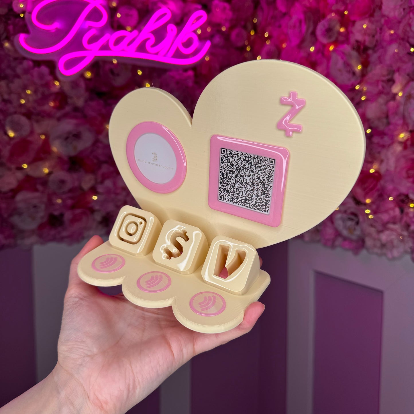 3 Payment Stand with Instagram and logo FREE US DELIVERY