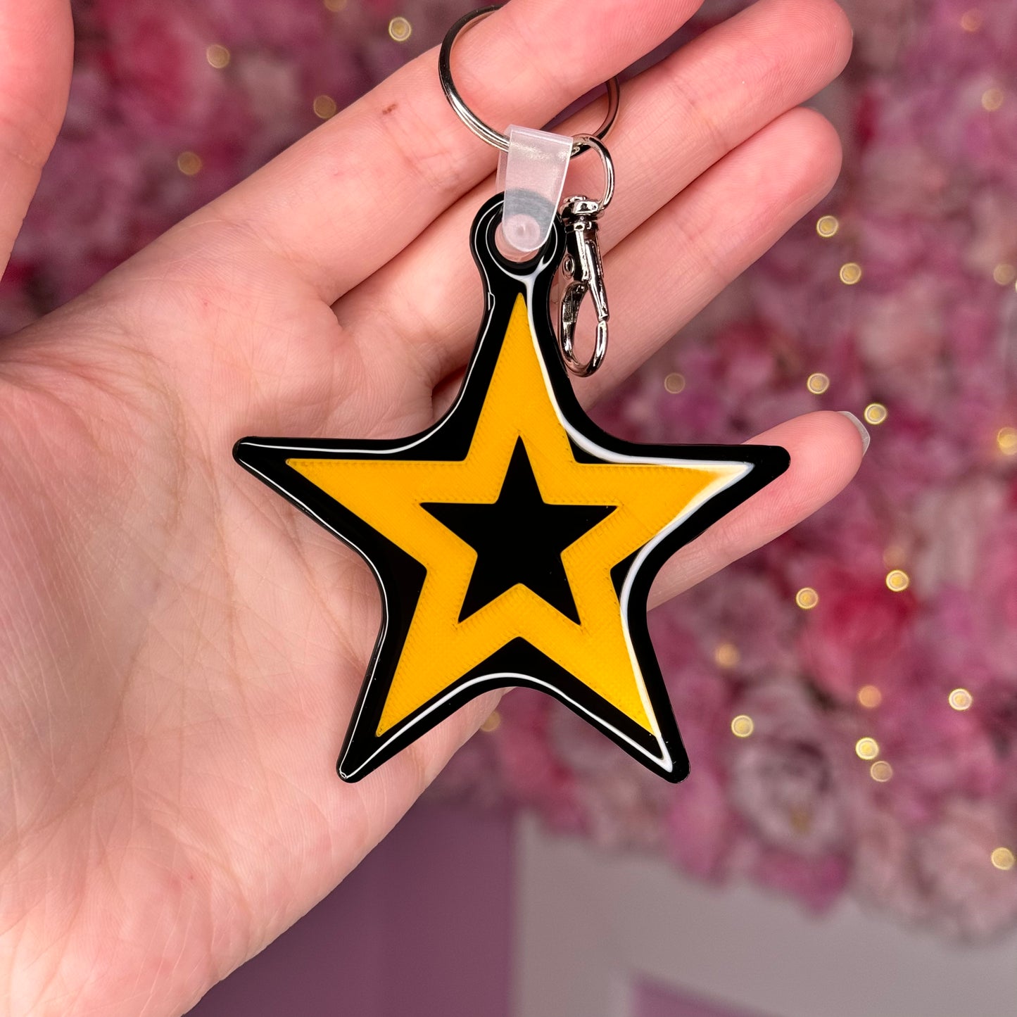 NFC US Army Star KeyChain Free US Delivery