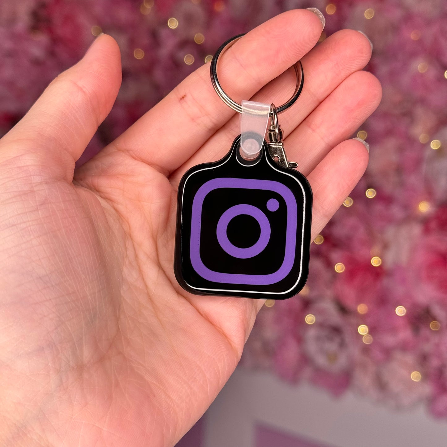 NFC Instagram keychain Free US Delivery