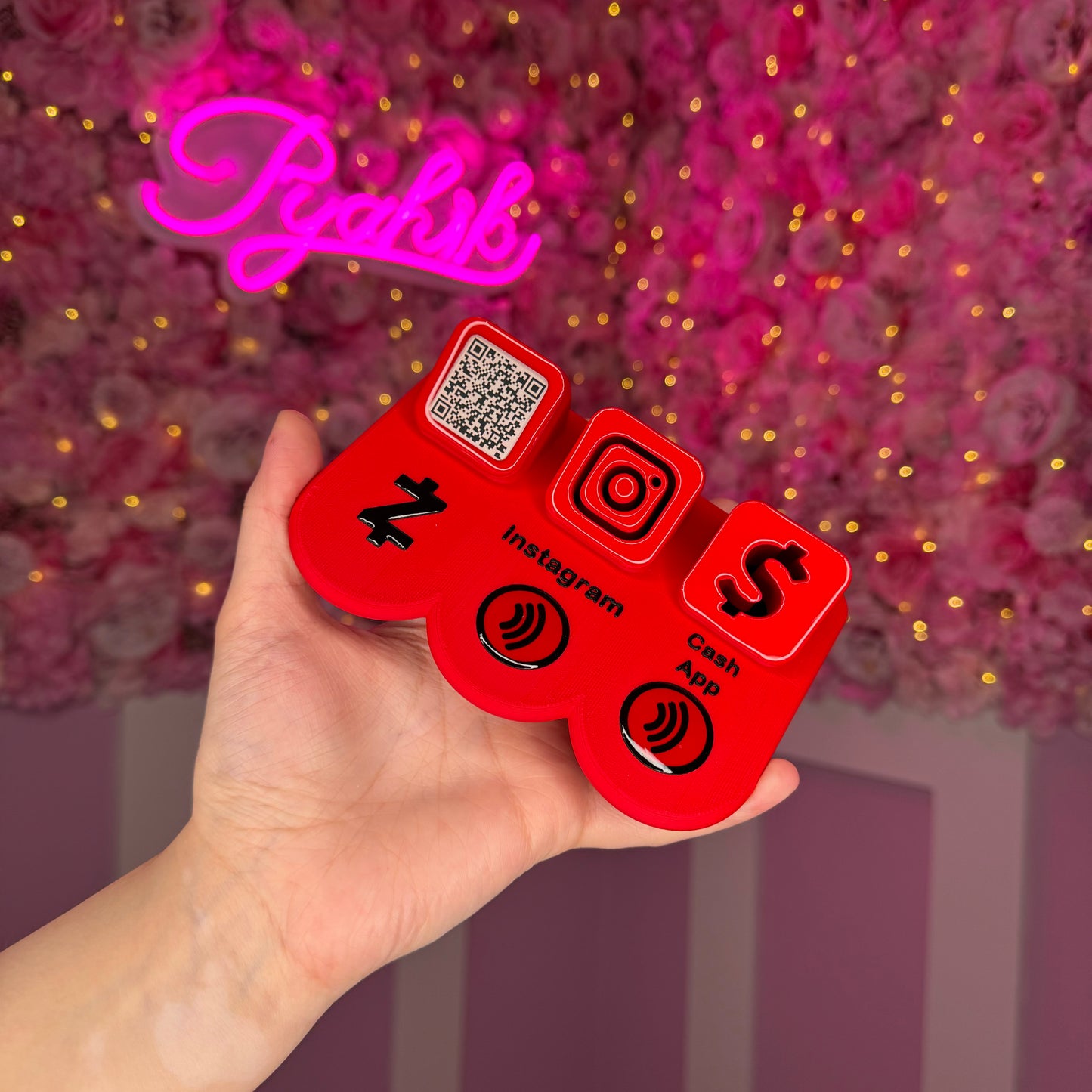 2 Payment Stand with Zelle, instagram, Cash App FREE US DELIVERY