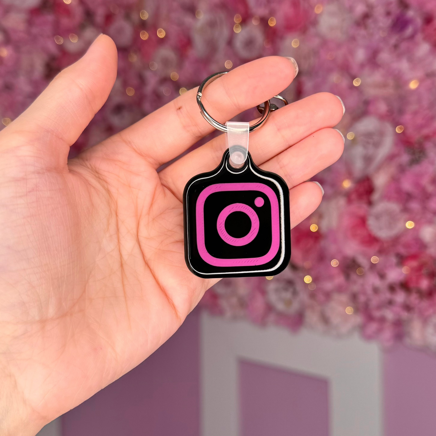 NFC Instagram keychain Free US Delivery