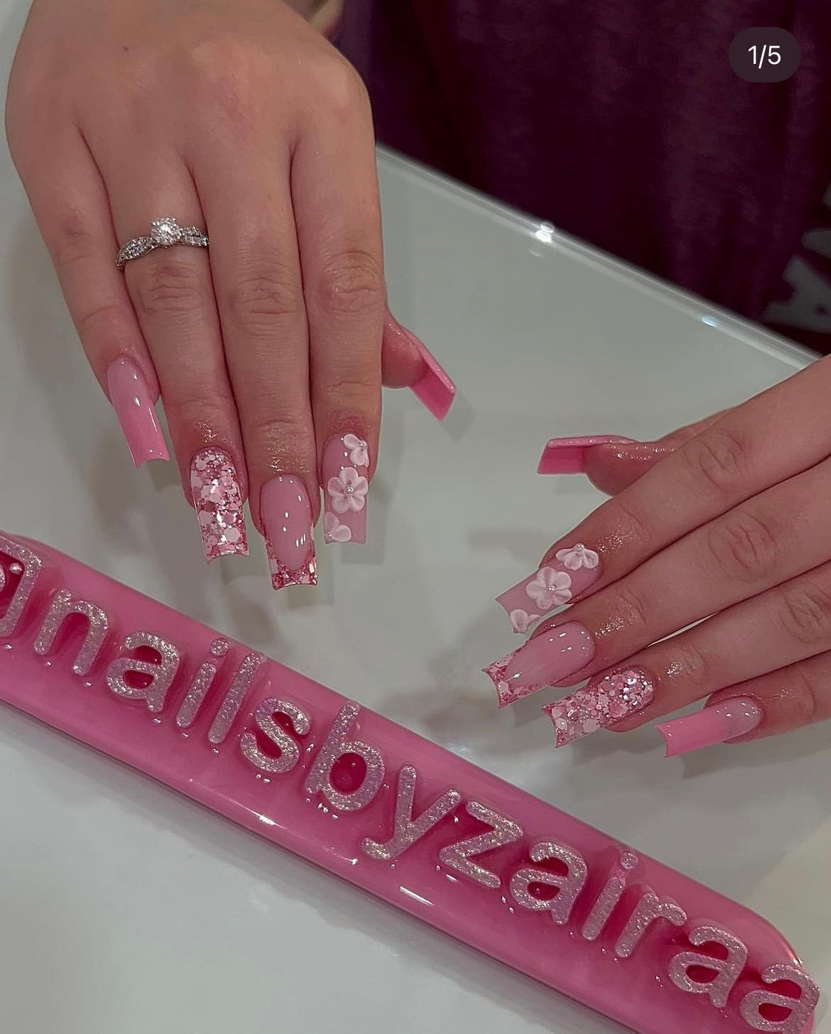 Pink nameplate #11
