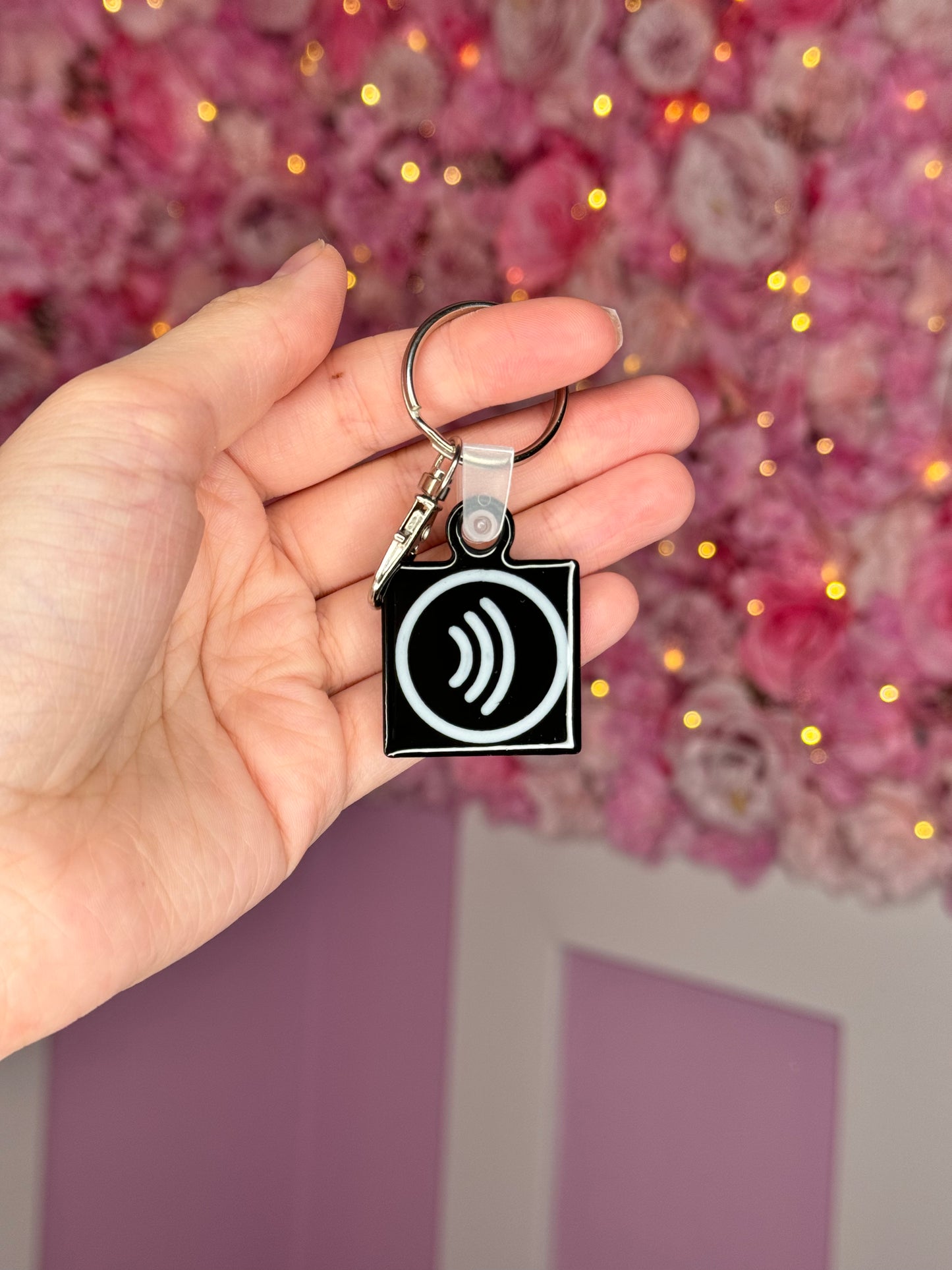 NFC Square/Circle keychain Free US Delivery