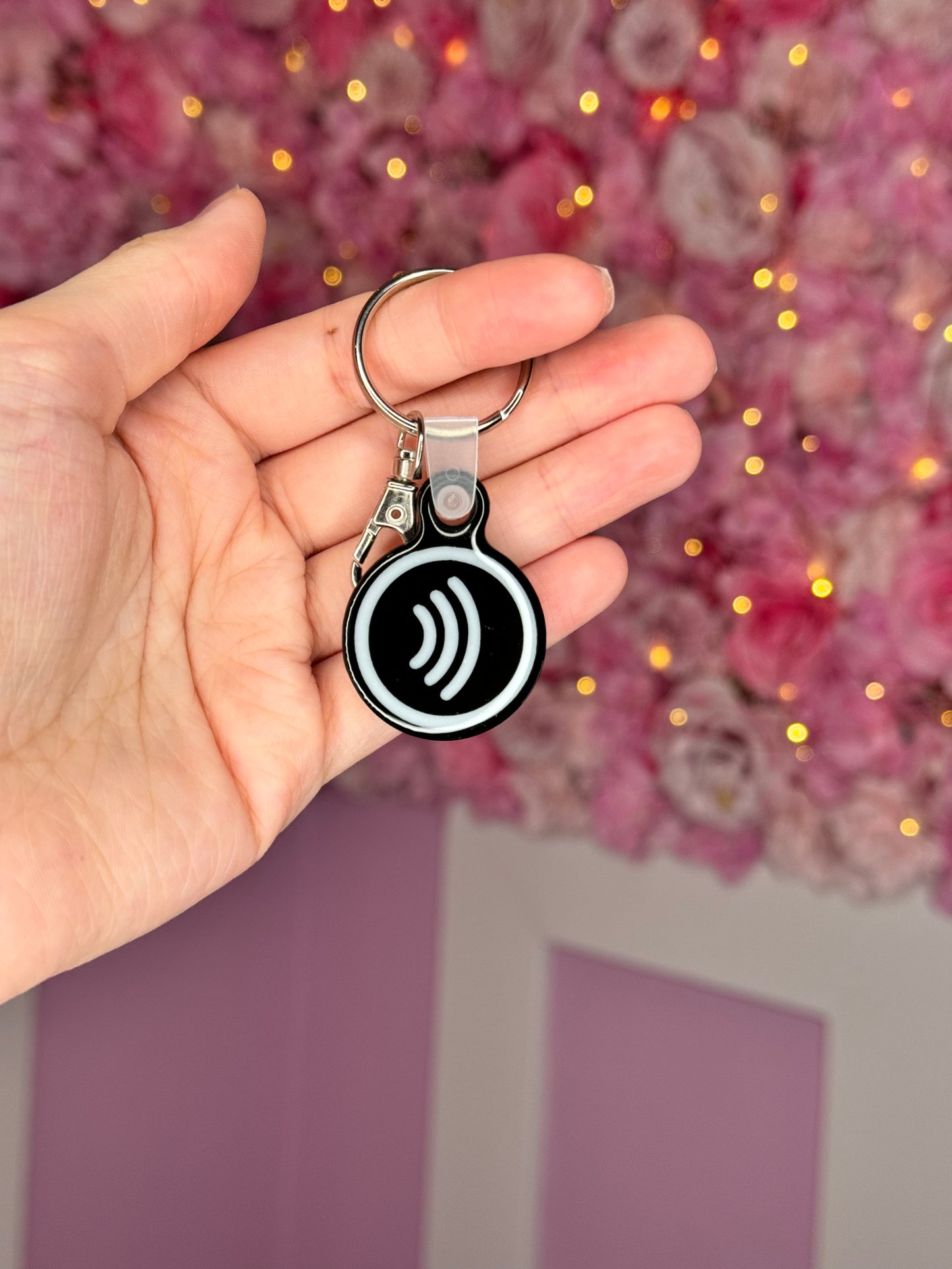 NFC Square/Circle keychain Free US Delivery