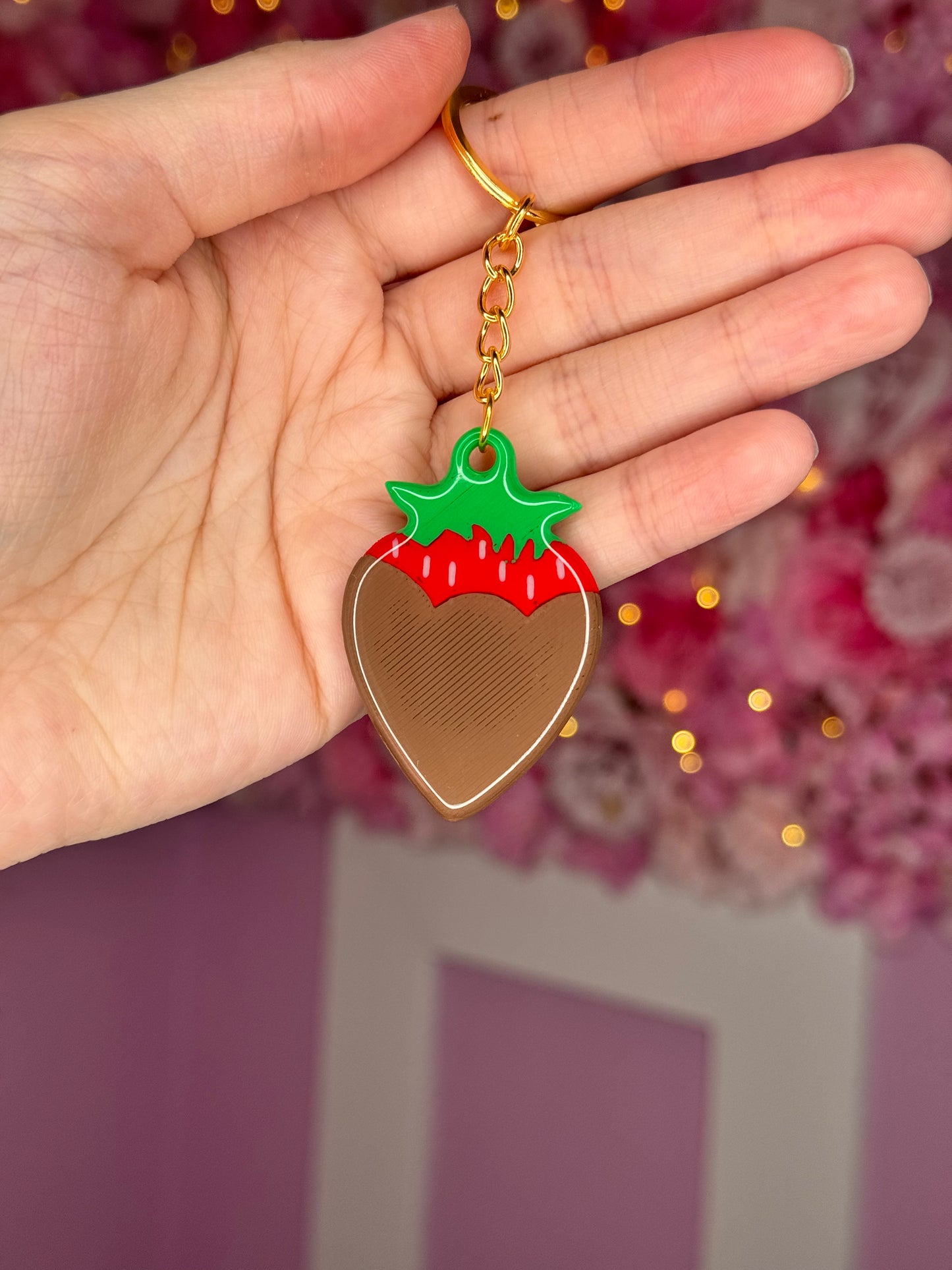 NFC Strawberry KeyChain Free US Delivery