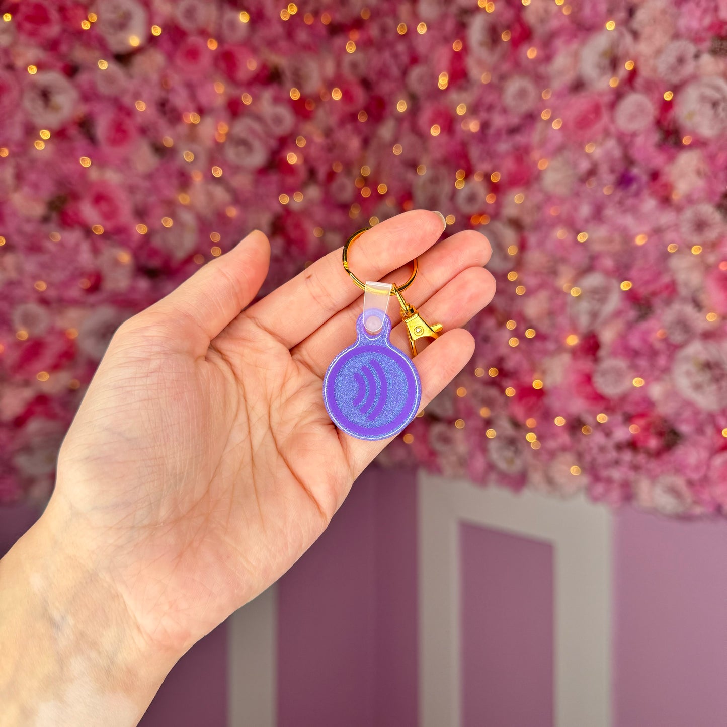 NFC Square/Circle keychain Free US Delivery