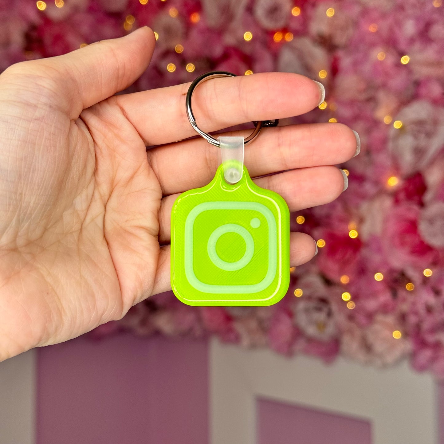 NFC Instagram keychain Free US Delivery