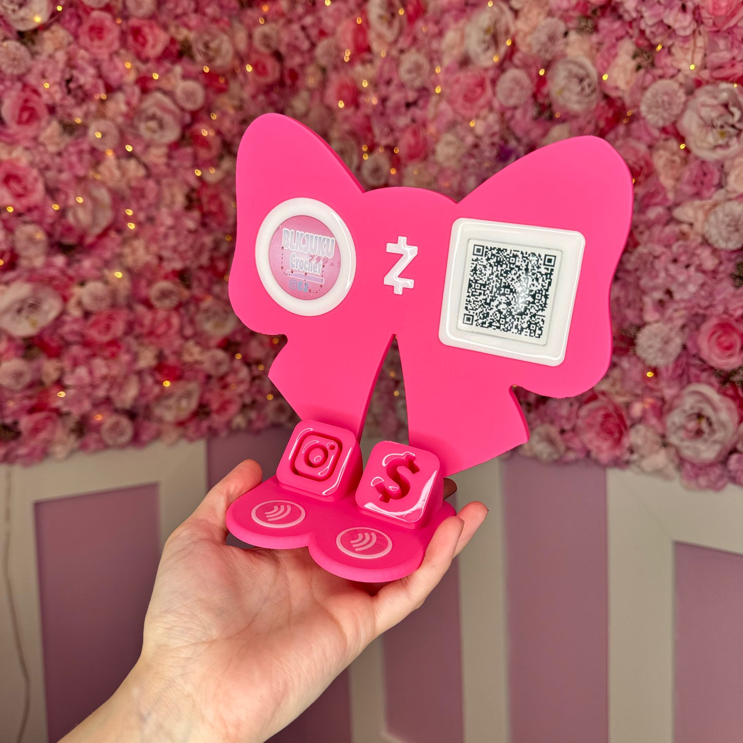 2 Payment Stand, logo AND INSTAGRAM FREE US DELIVERY