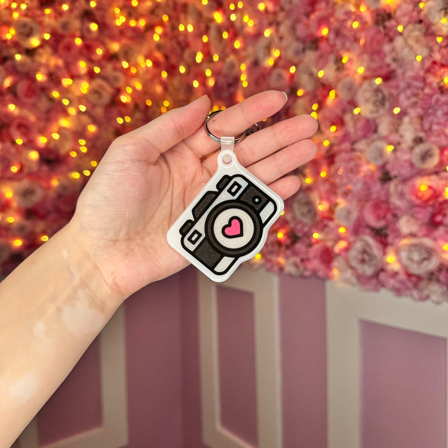 NFC Camera with heart keychain Free US Delivery
