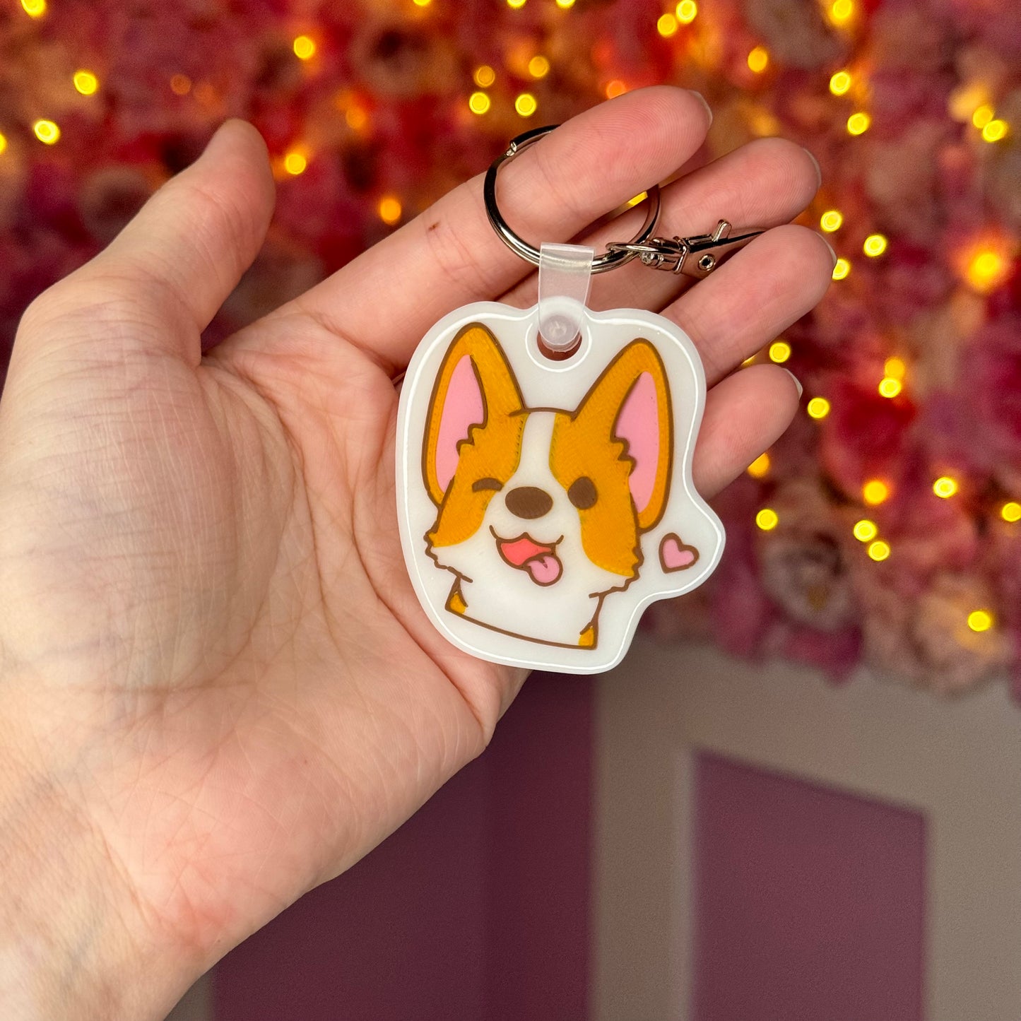 NFC Corgi keychain Free US Delivery