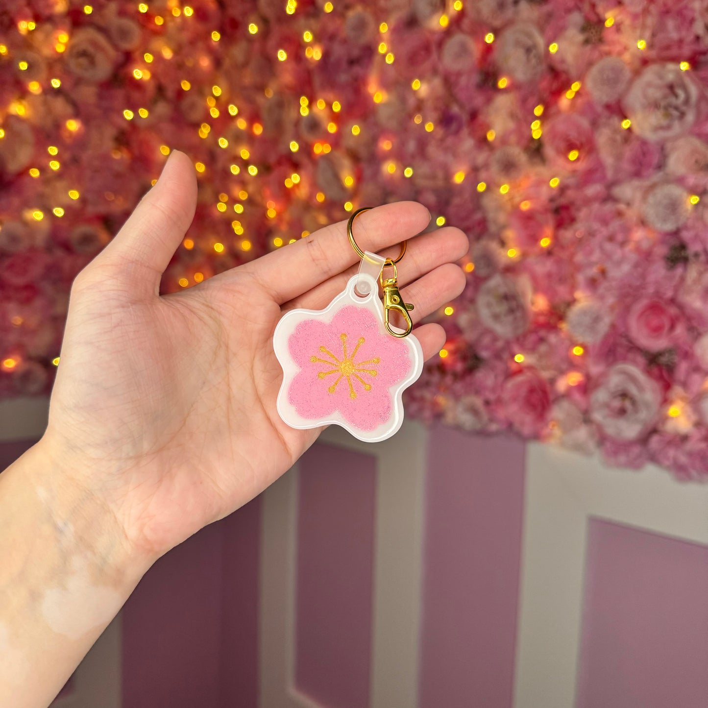 NFC Cherry Blossom keychain Free US Delivery