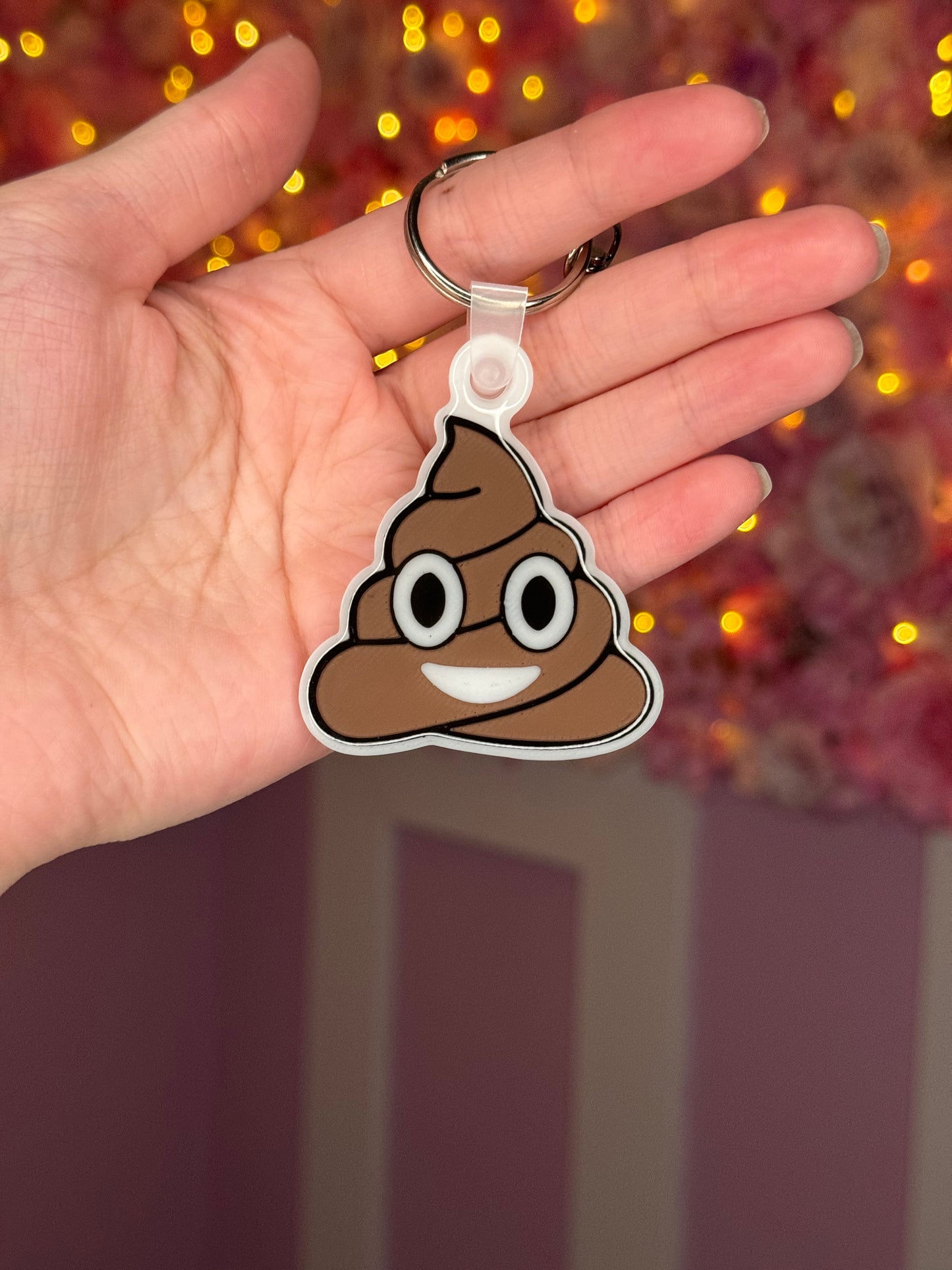 NFC Emoji Poo keychain Free US Delivery