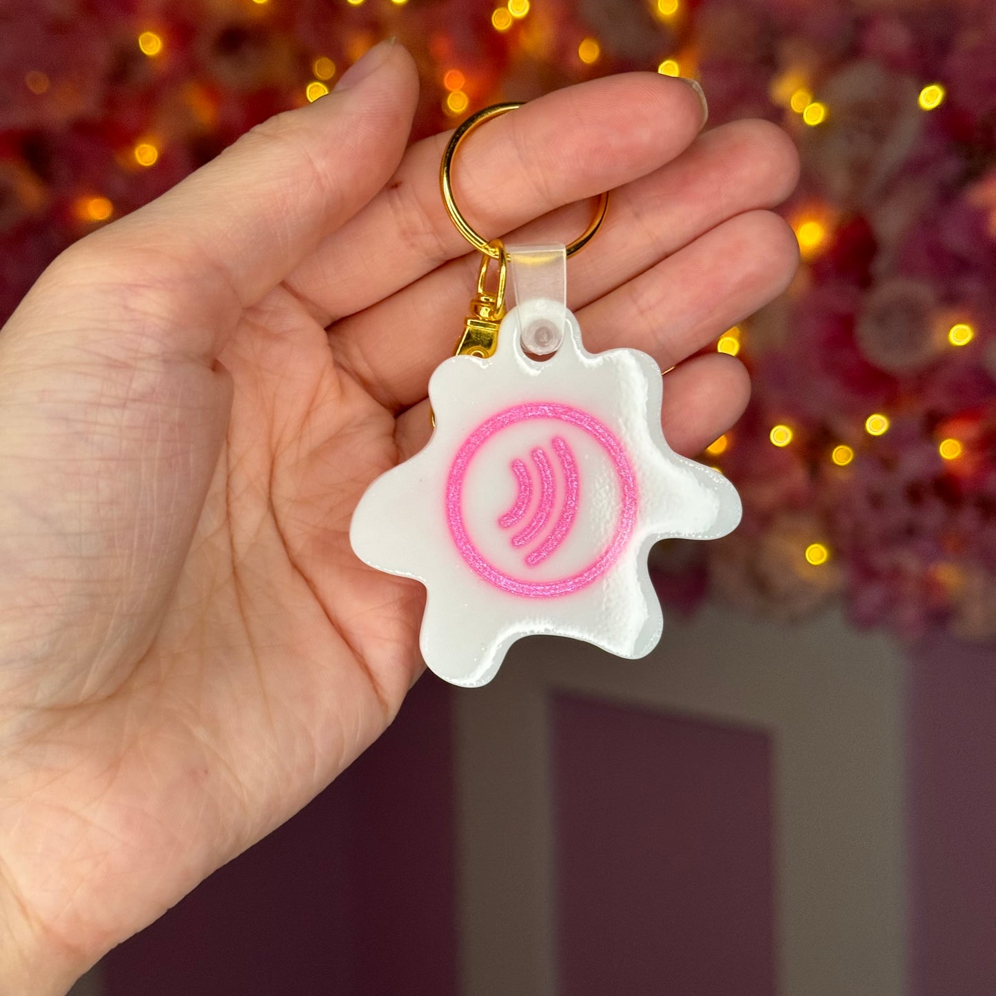 NFC Lily keychain Free US Delivery