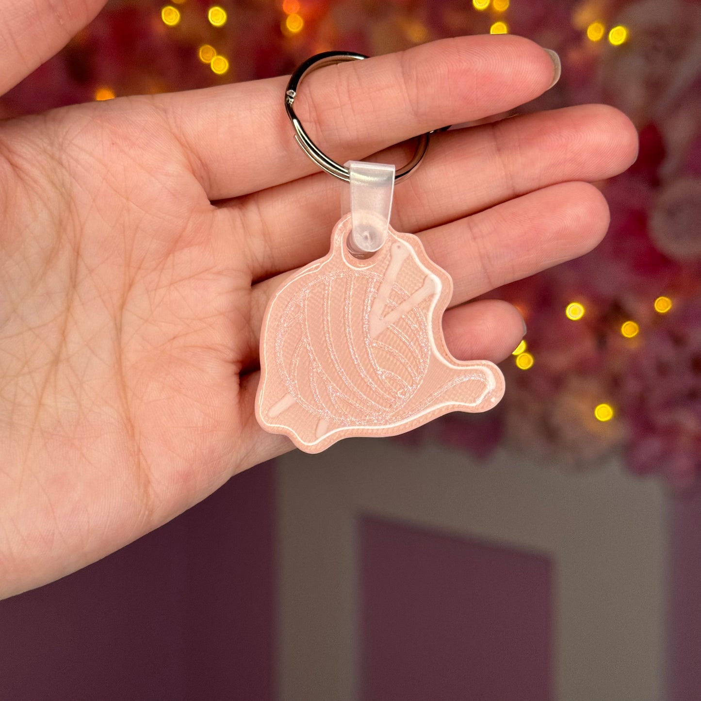 NFC Yarn Ball KeyChain Free US Delivery