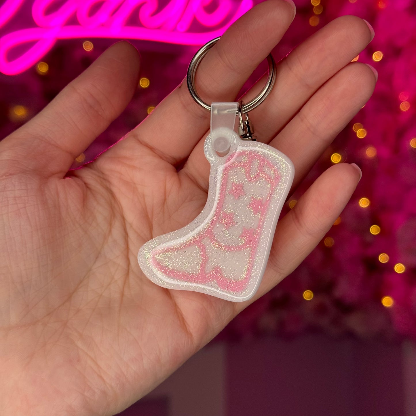 NFC Cowgirl Boots keychain Free US Delivery