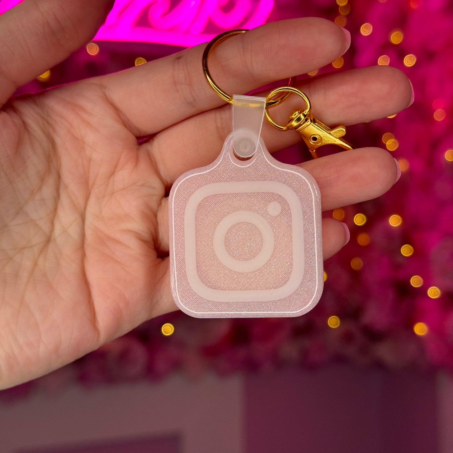 NFC Instagram keychain Free US Delivery