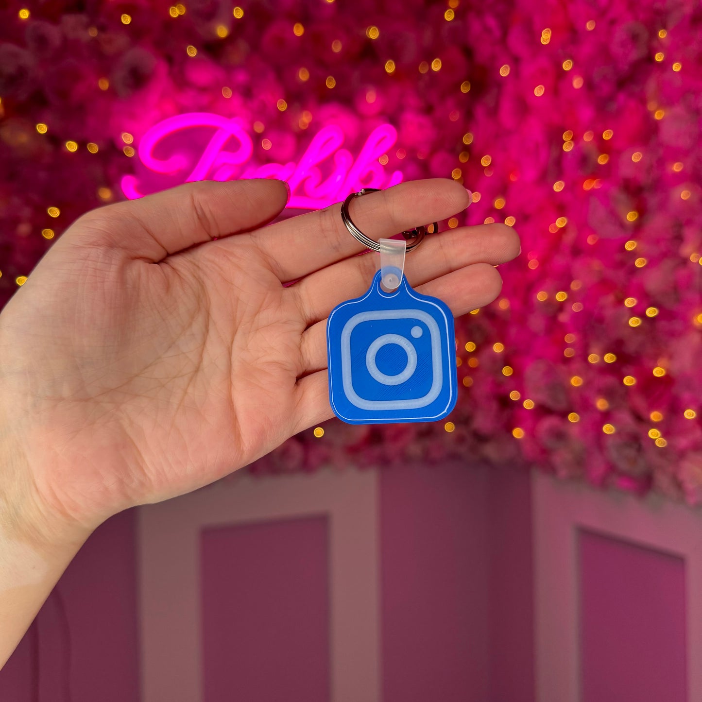 NFC Instagram keychain Free US Delivery