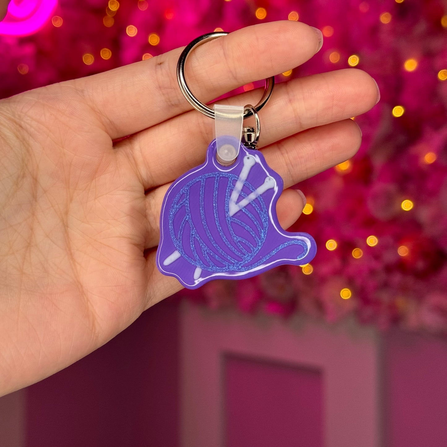 NFC Yarn Ball KeyChain Free US Delivery