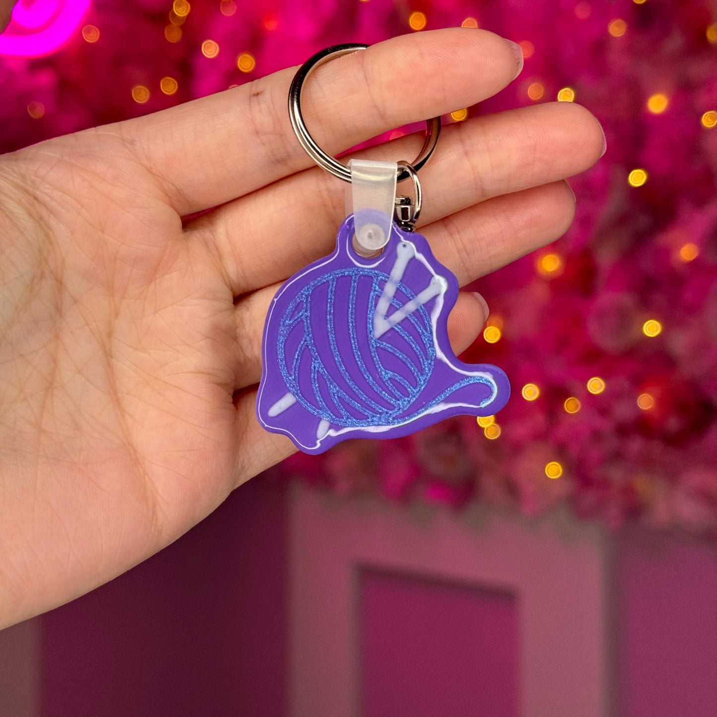 NFC Yarn Ball KeyChain Free US Delivery