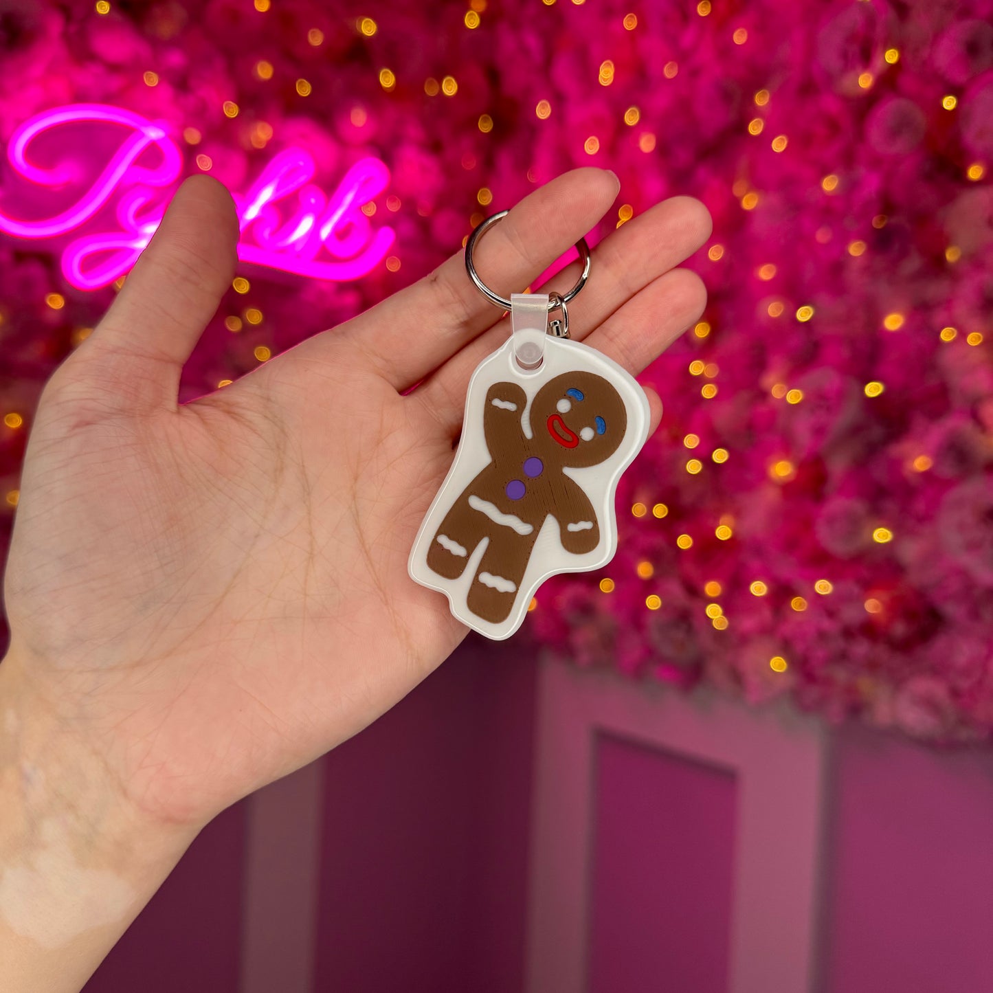 NFC Christmas Gingerbread keychain Free US Delivery