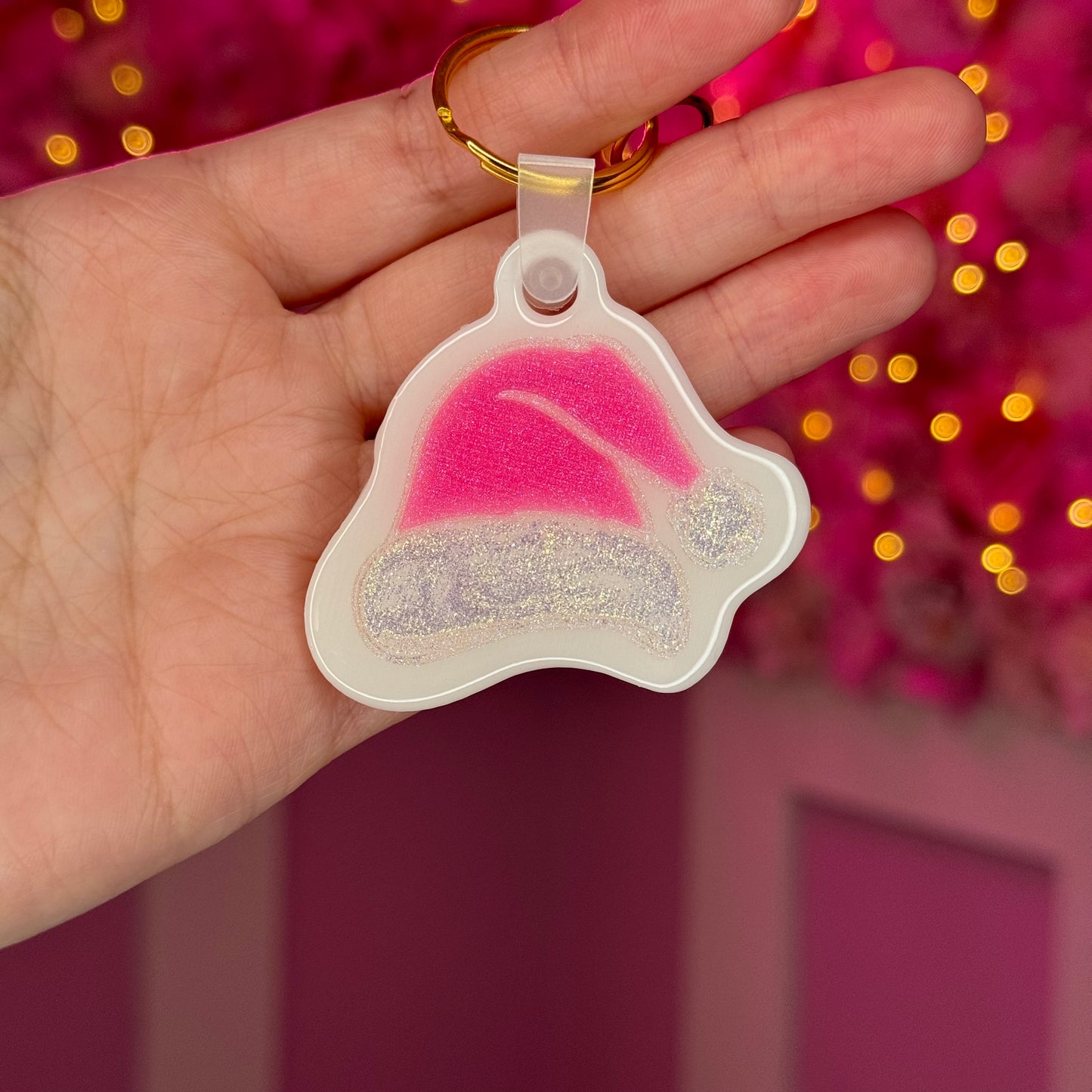 NFC Santa Hat KeyChain Free US Delivery