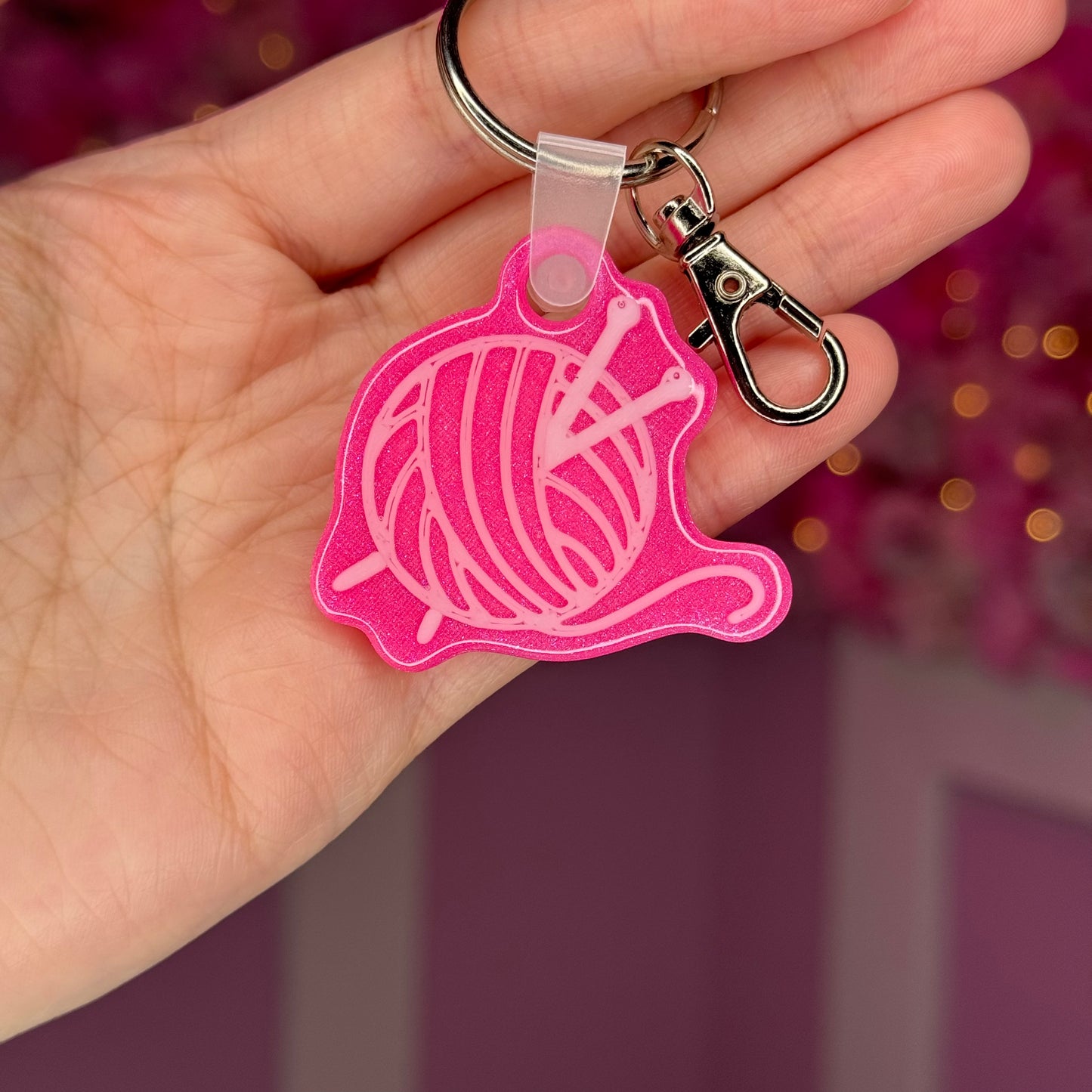 NFC Yarn Ball KeyChain Free US Delivery