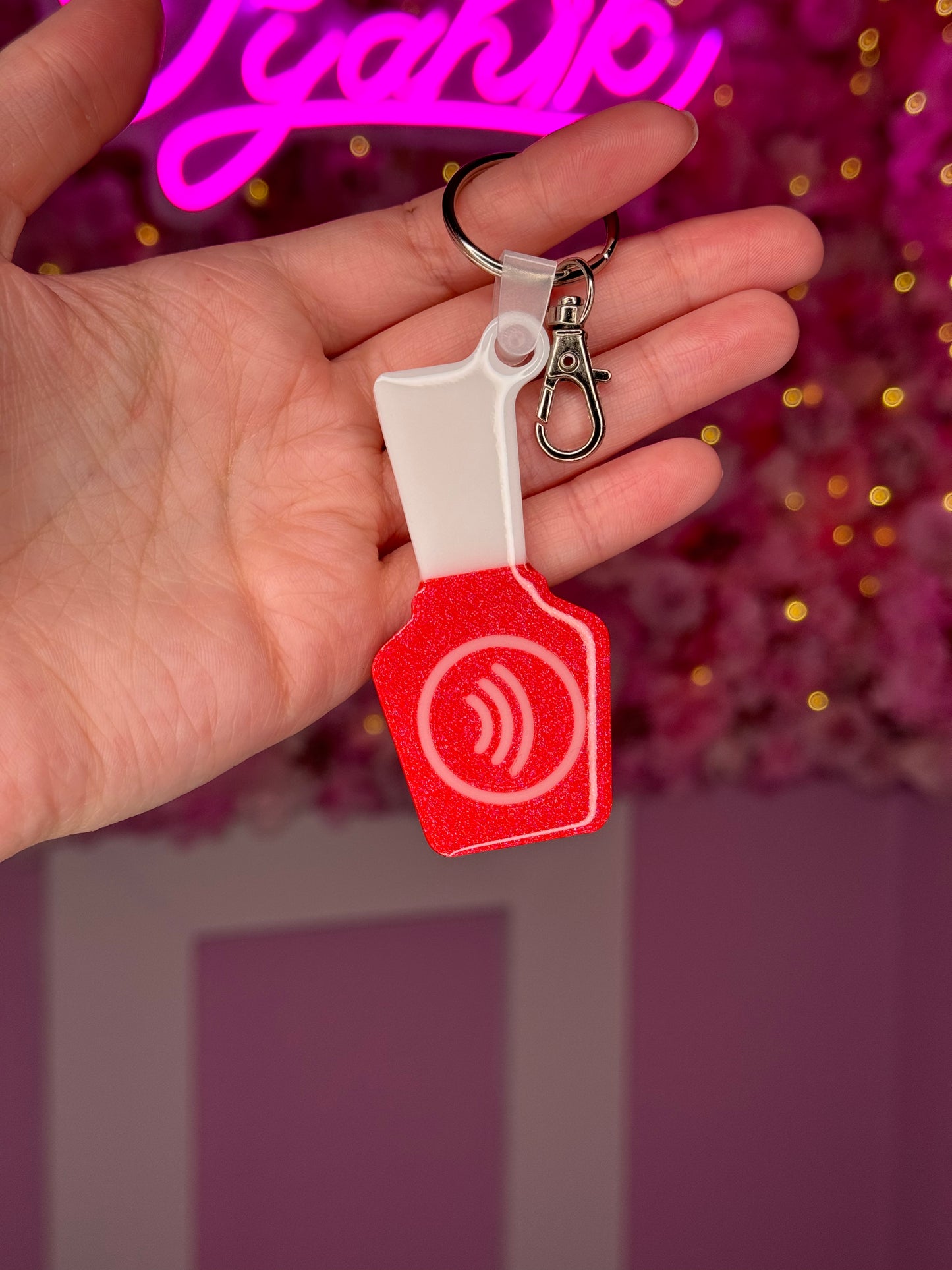 NFC Nail Bottle KeyChain Free US Delivery
