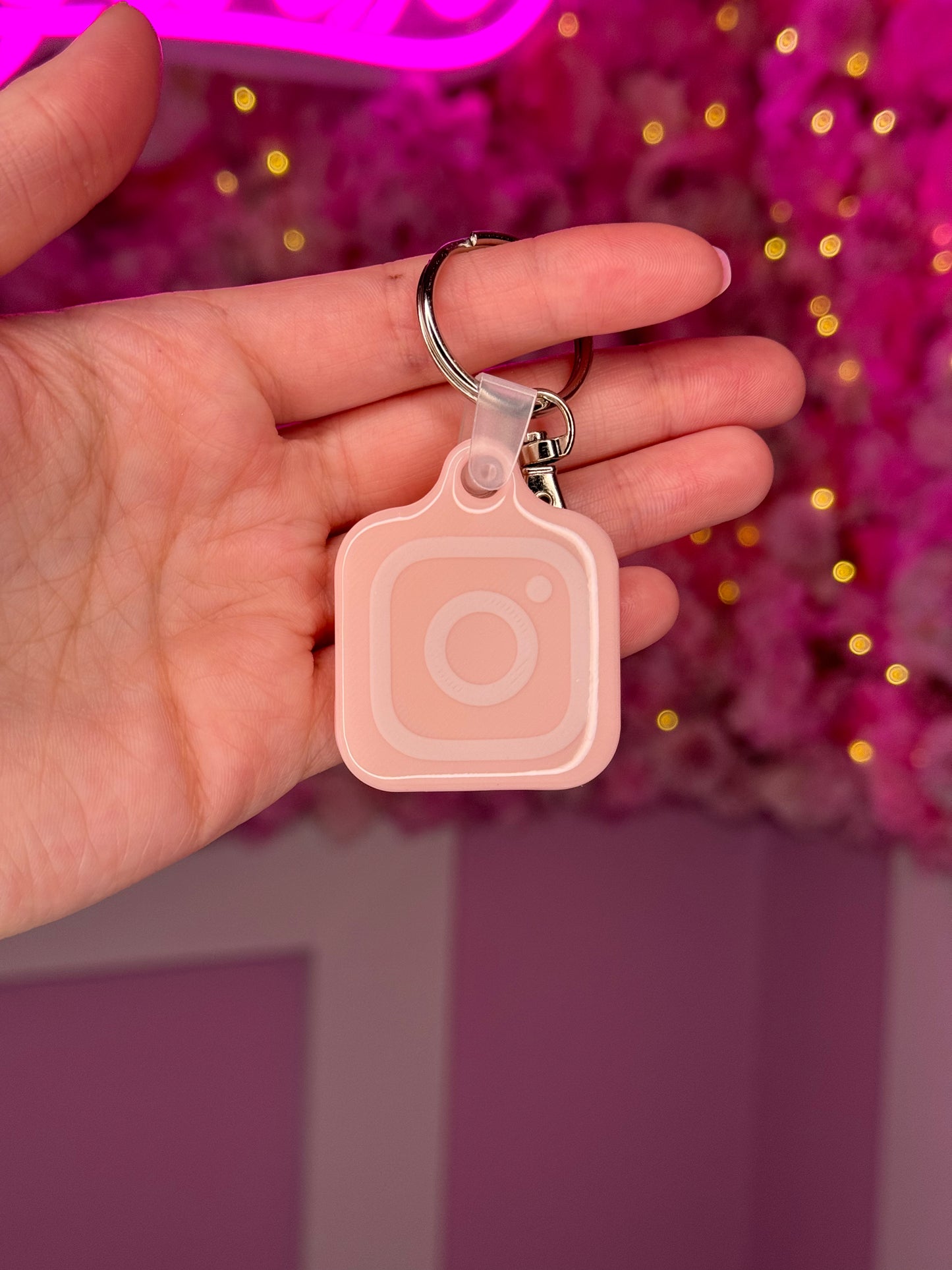 NFC Instagram keychain Free US Delivery