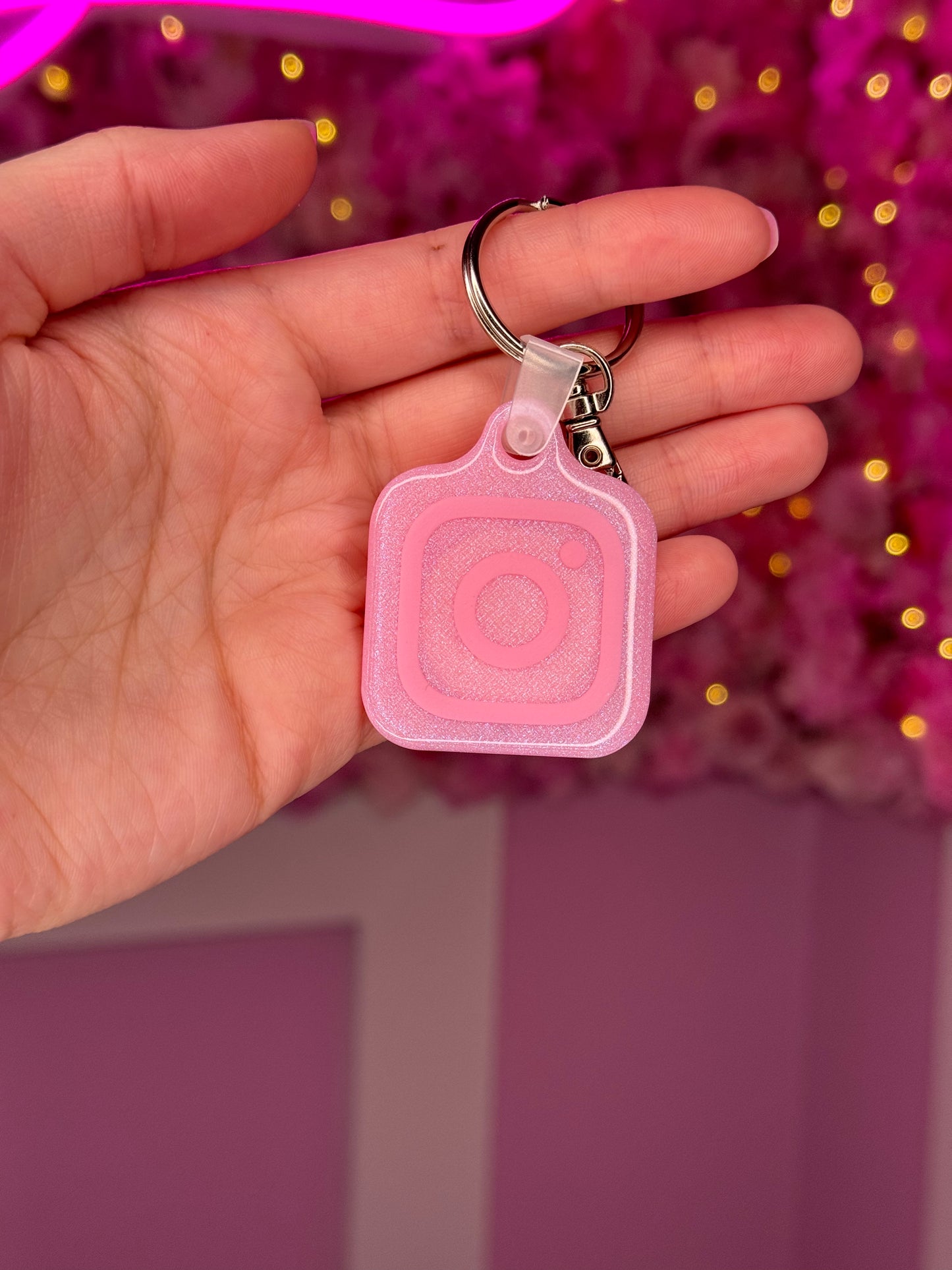 NFC Instagram keychain Free US Delivery