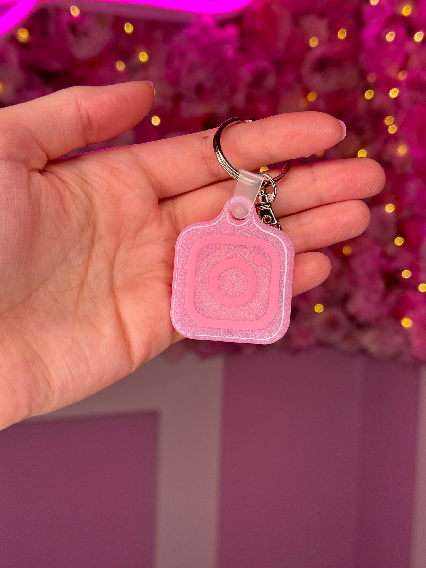 NFC Instagram keychain Free US Delivery