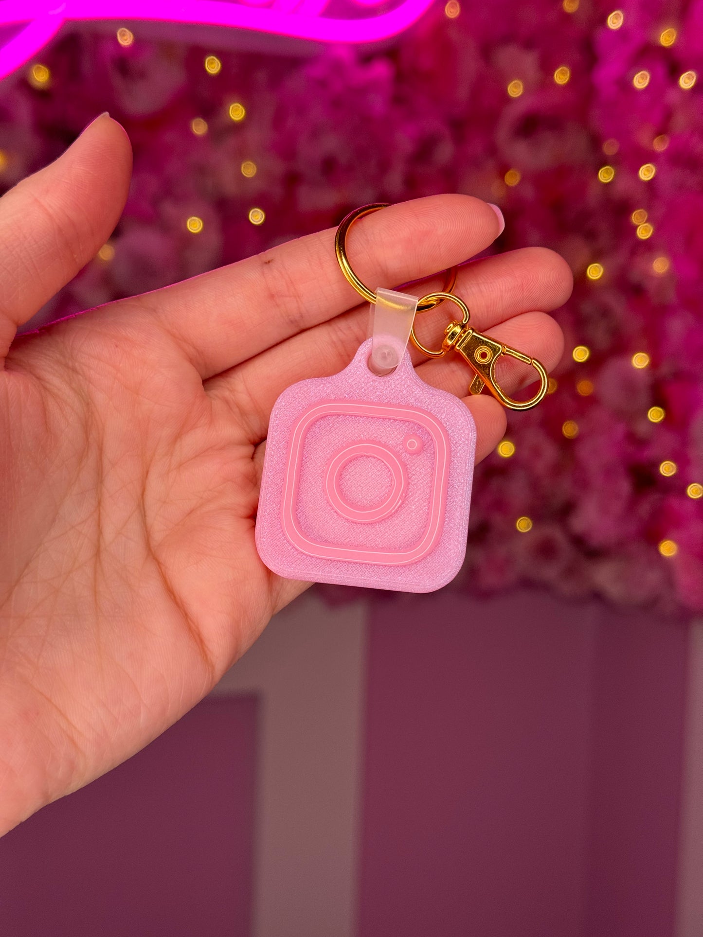 NFC Instagram keychain Free US Delivery